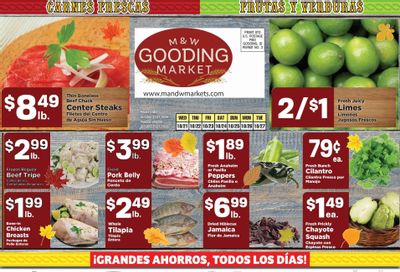 M&W Markets (Gooding, ID) Weekly Ad October 21 - 27, 2026