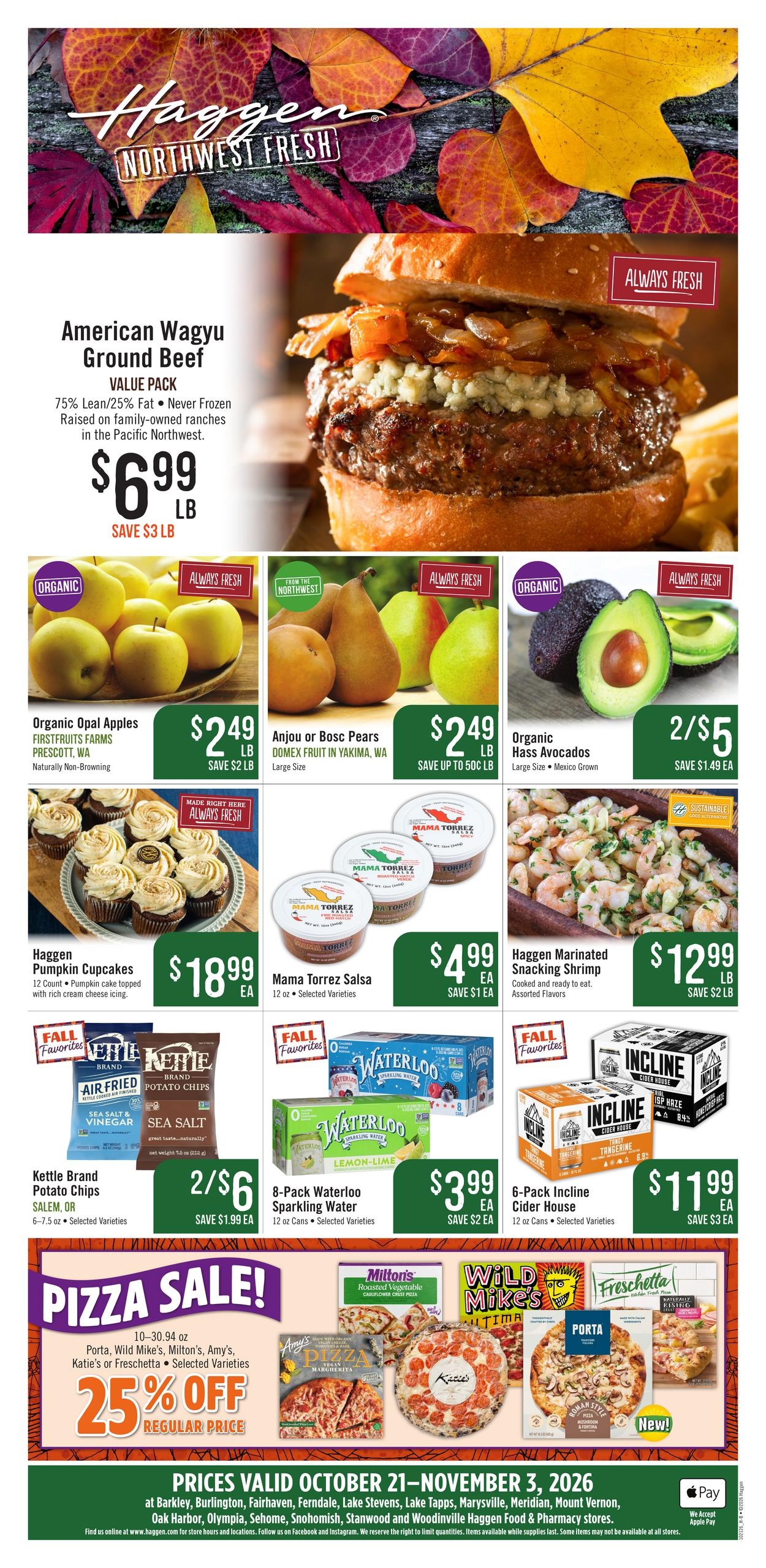 Haggen (Bainbridge Island Area, WA) Weekly Ad October 21 - November 3, 2026