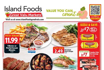Island Foods Great Valu Weekly Ad October 21 - 27, 2026
