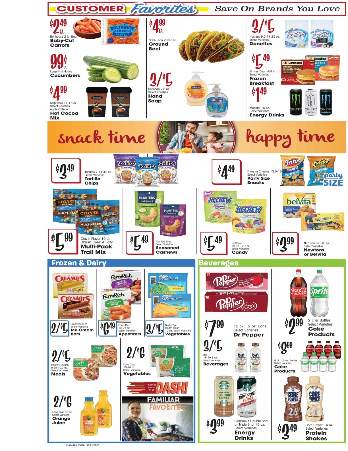 Joe's Food Center Weekly Ad October 21 - 27, 2026
