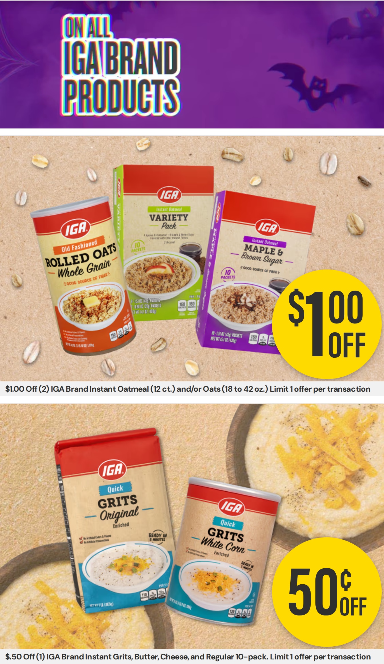 Gel's IGA Weekly Ad October 21 - November 3, 2026
