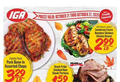 IGA (Owensboro Area, KY) Weekly Ad October 21 - 27, 2026