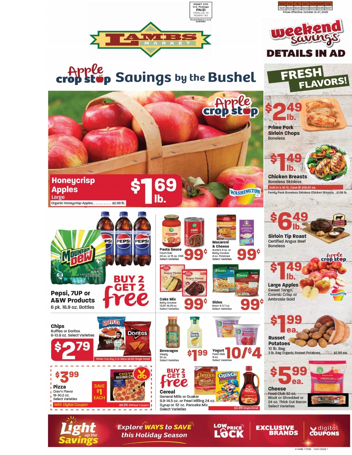 Lamb's Market Weekly Ad October 21 - 27, 2026