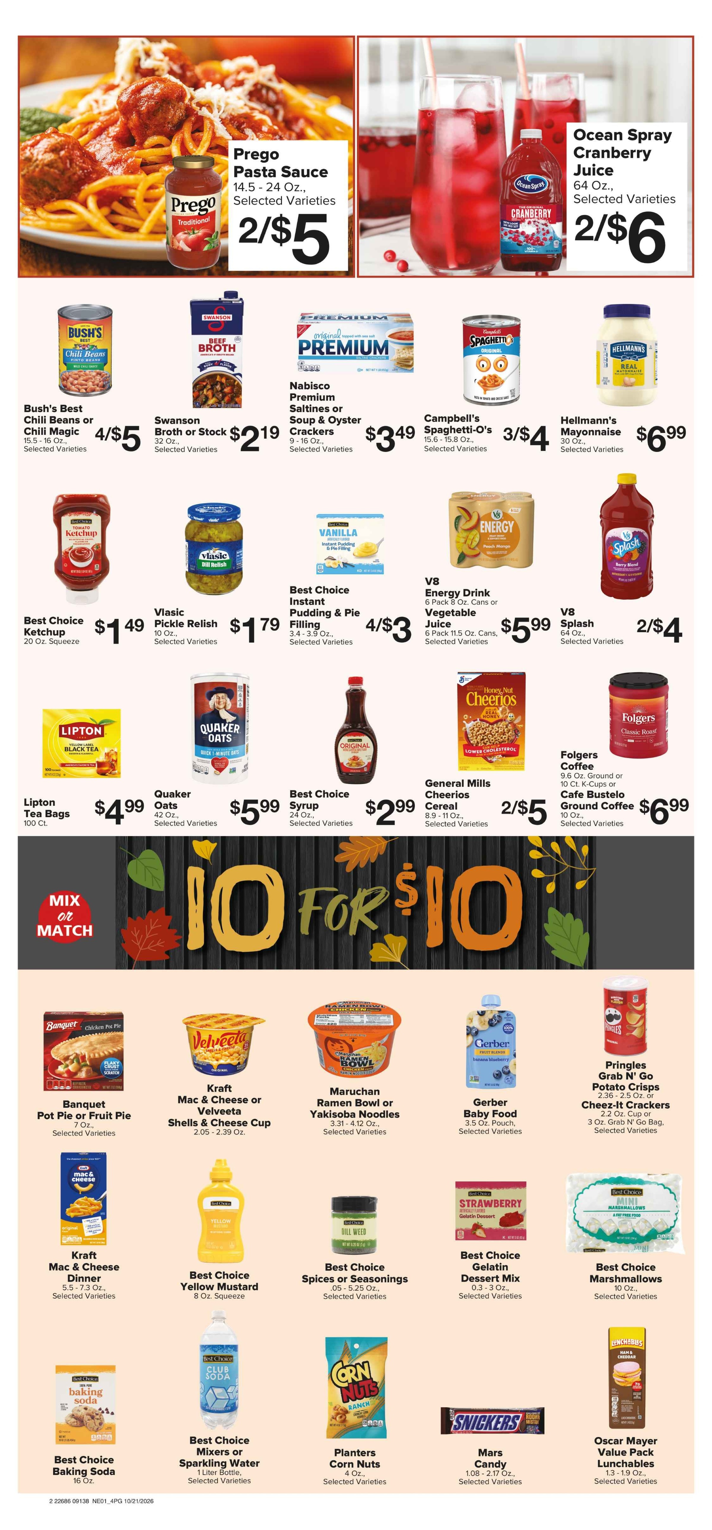 Pac N Save Weekly Ad October 21 - 27, 2026
