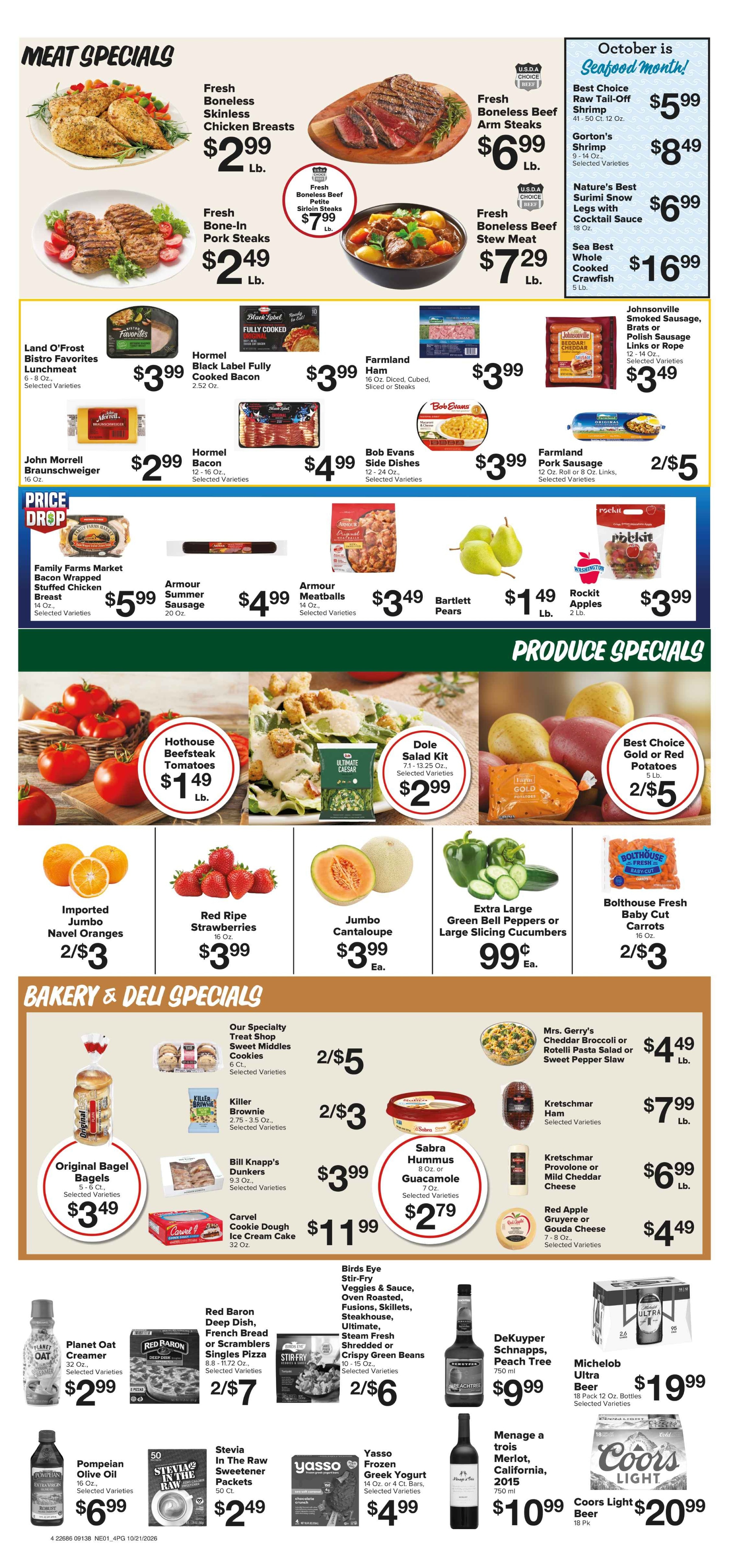 Pac N Save Weekly Ad October 21 - 27, 2026