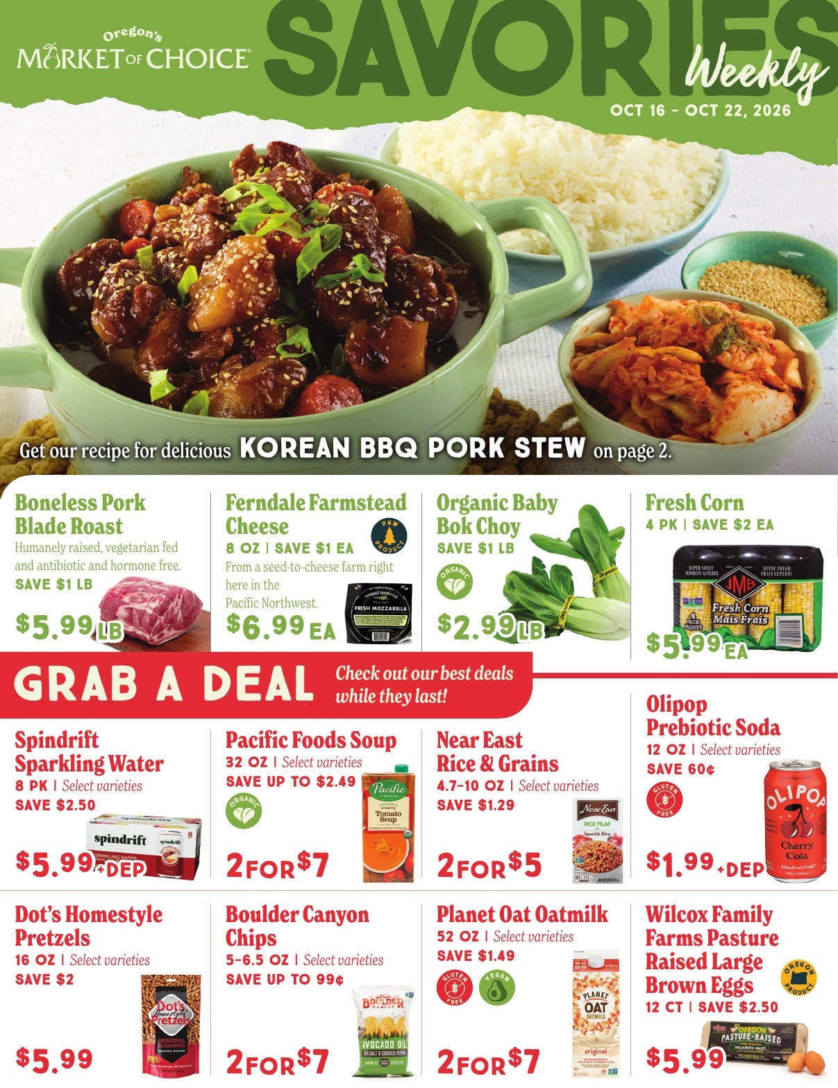 Market of Choice Weekly Specials Weekly Ad October 16 - 22, 2026