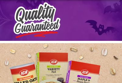 Valley Foods IGA Weekly Ad October 21 - November 3, 2026