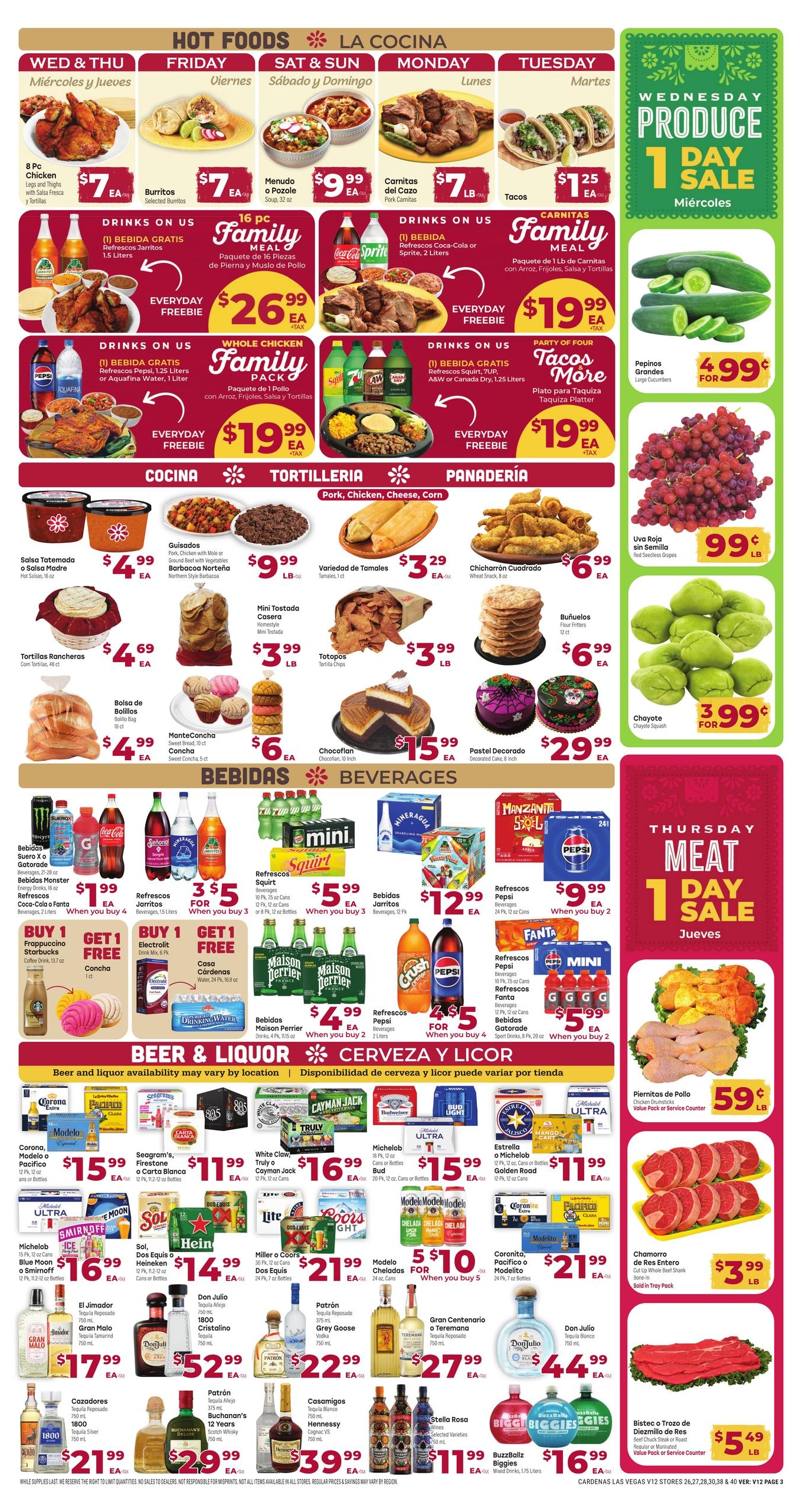 Cardenas Markets (Henderson Area, NV) Weekly Ad October 21 - 27, 2026