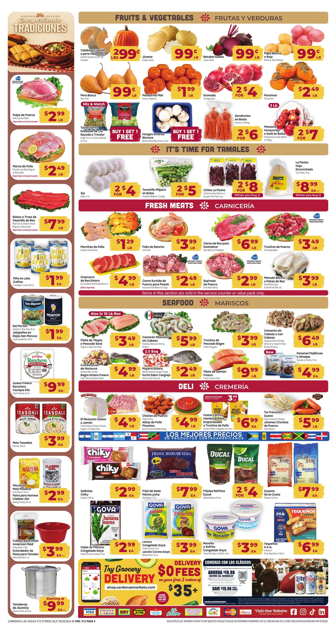 Cardenas Markets (Henderson Area, NV) Weekly Ad October 21 - 27, 2026