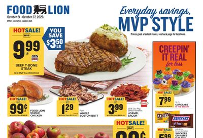 Food Lion (Athens Area, GA) Weekly Ad October 21 - 27, 2026