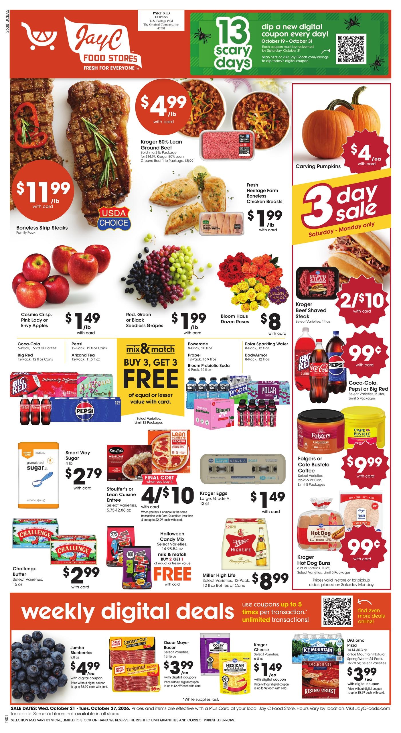 JayC Food Stores (Tell City Area, IN) Weekly Ad October 21 - 27, 2026
