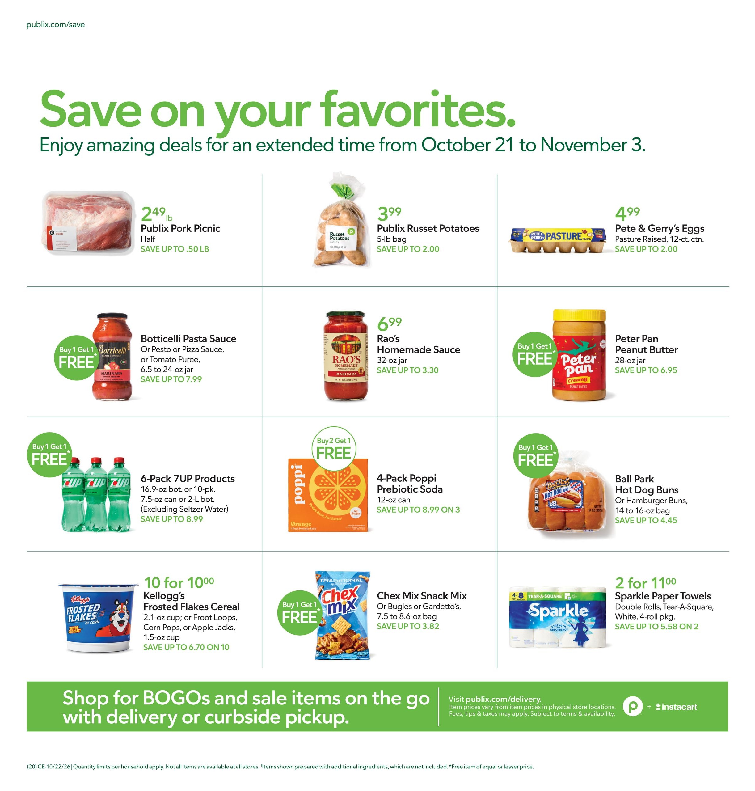 Publix (Asheville Area, NC) Weekly Ad October 21 - 27, 2026