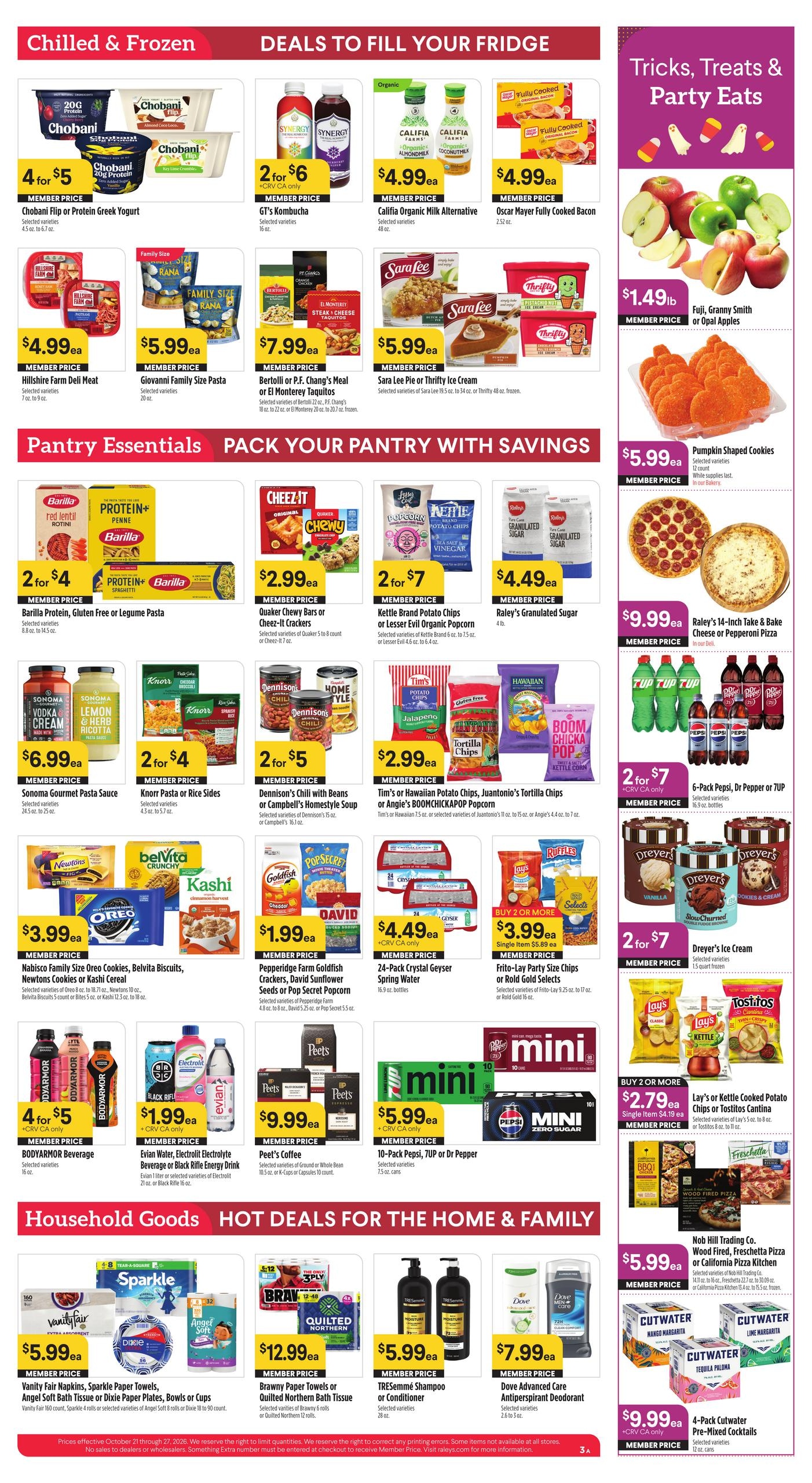 Raley's Weekly Ad October 21 - 27, 2026