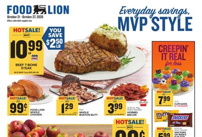 Food Lion (Augusta Area, GA) Weekly Ad October 21 - 27, 2026