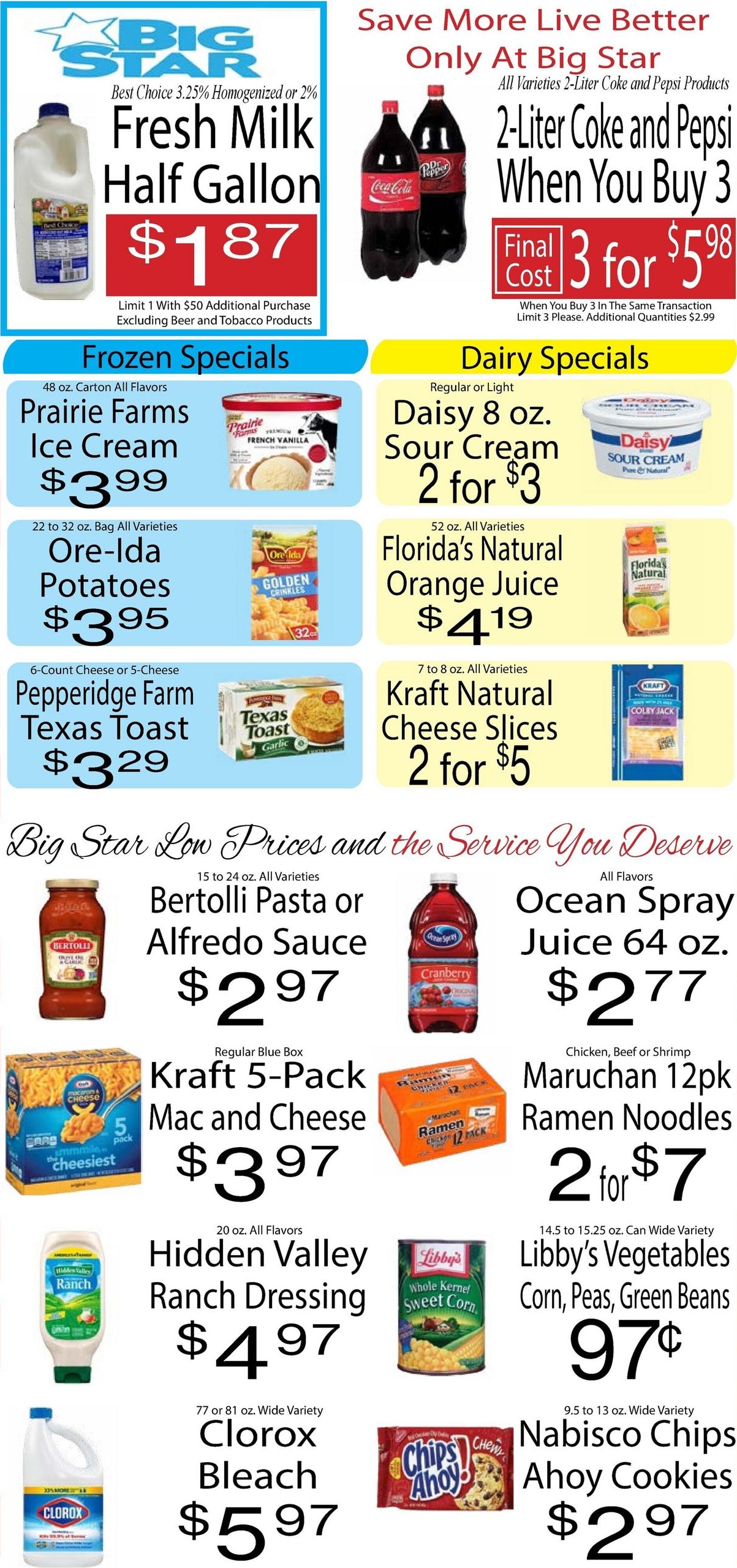 Gene Stimson Big Star Weekly Ad October 21 - 27, 2026