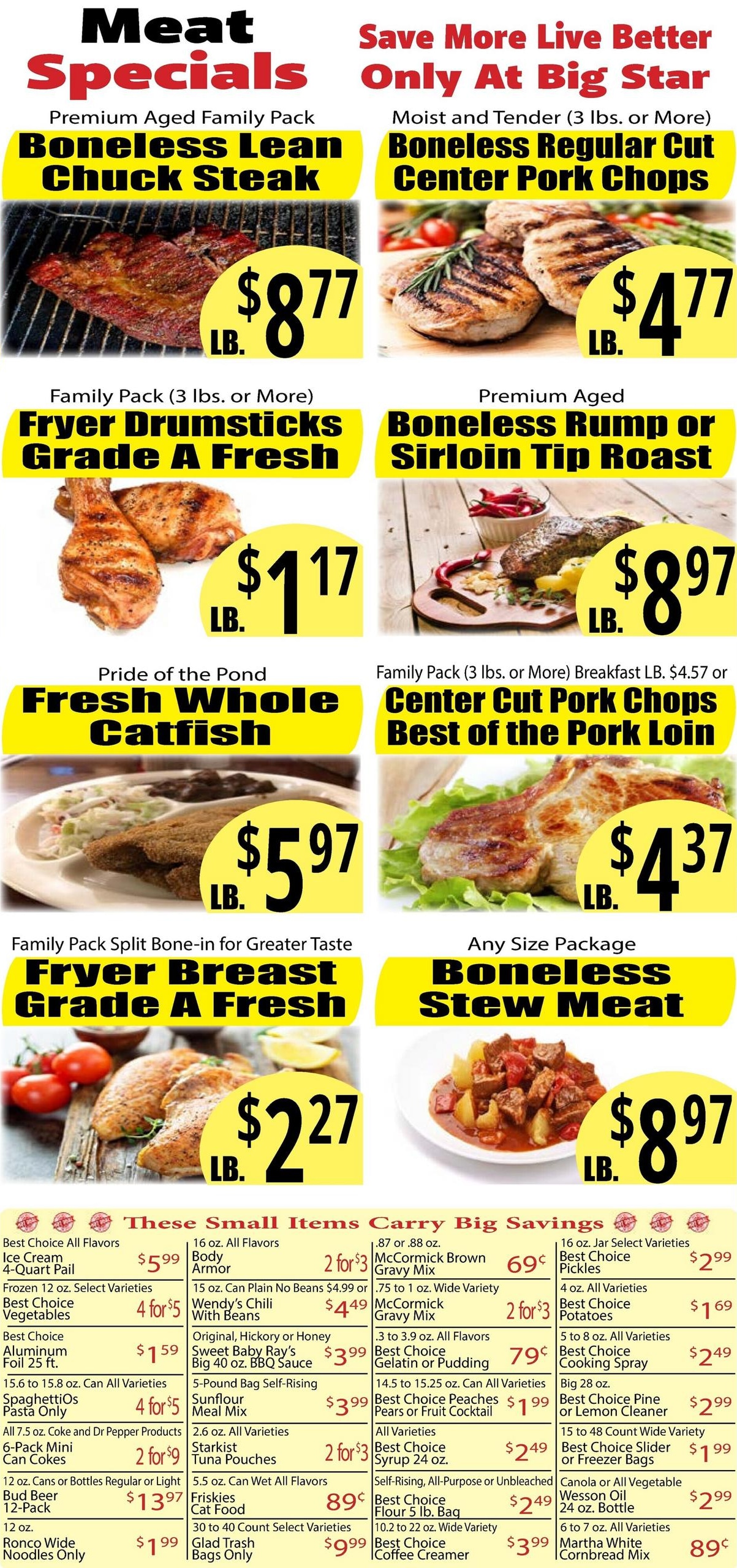 Gene Stimson Big Star Weekly Ad October 21 - 27, 2026