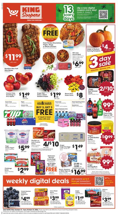 King Soopers (Pueblo Area, CO) Weekly Ad October 21 - 27, 2026