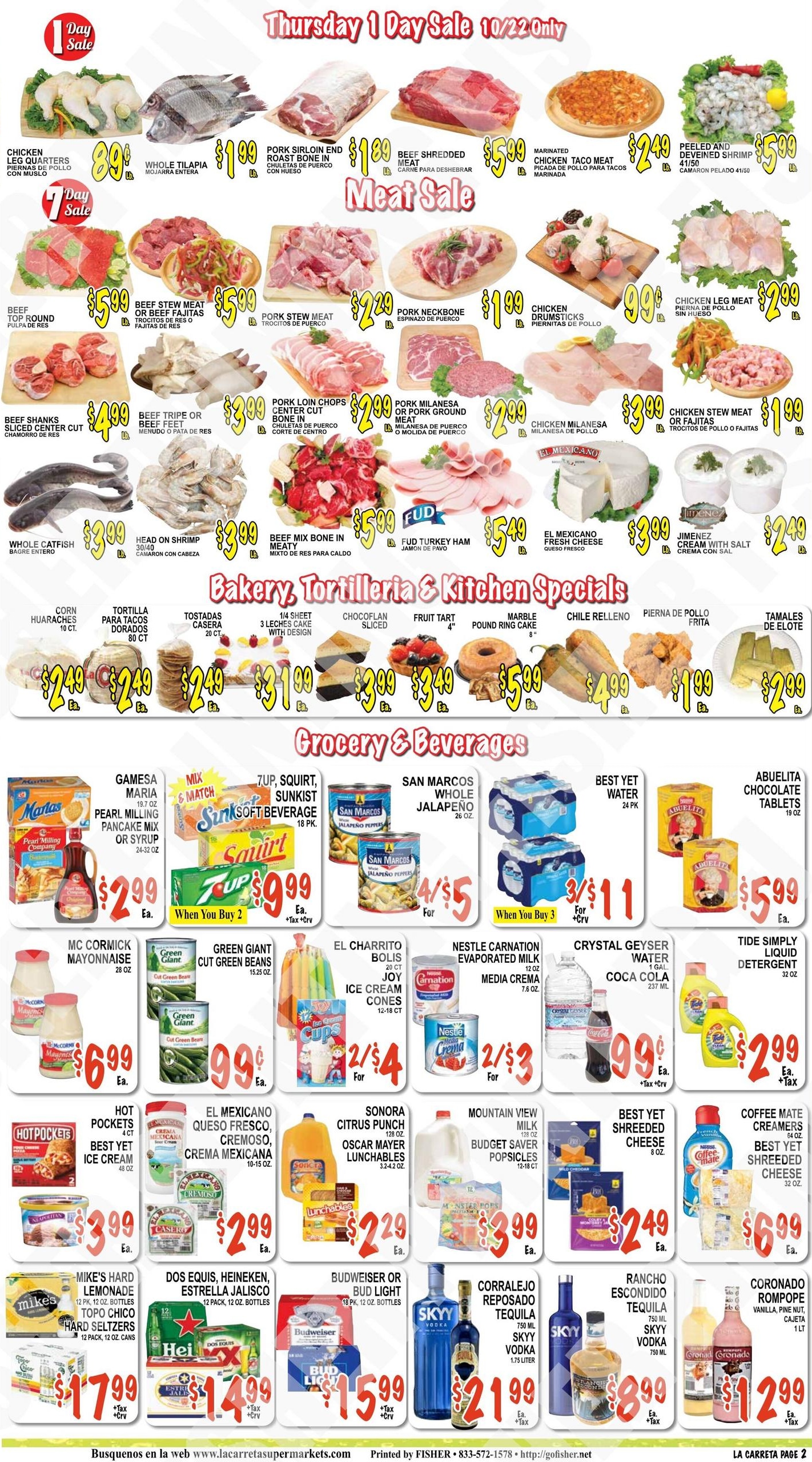 La Carreta Supermarkets Weekly Ad October 21 - 27, 2026