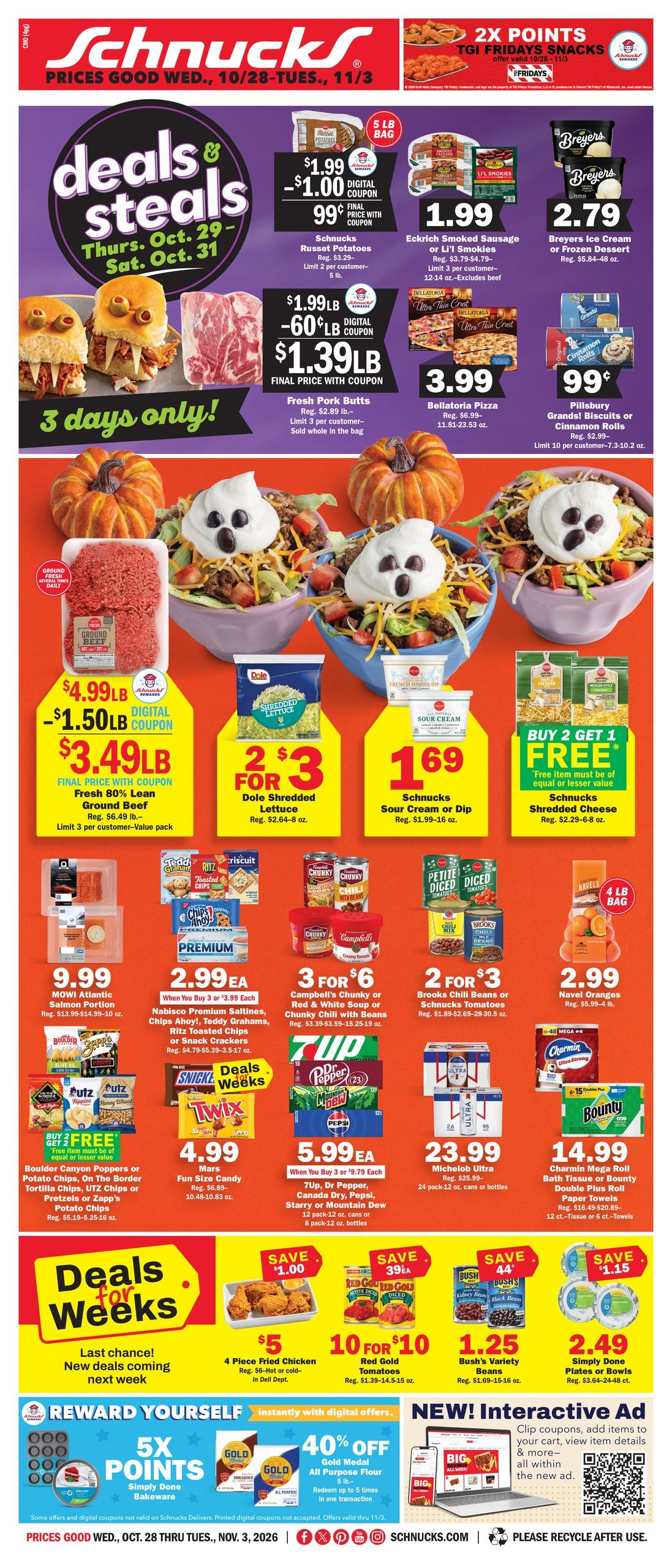 Schnucks (Columbia-Jefferson City Area, MO) Weekly Print Weekly Ad October 28 - November 3, 2026