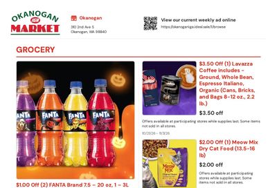 Okanogan Market IGA Weekly Ad October 21 - November 3, 2026
