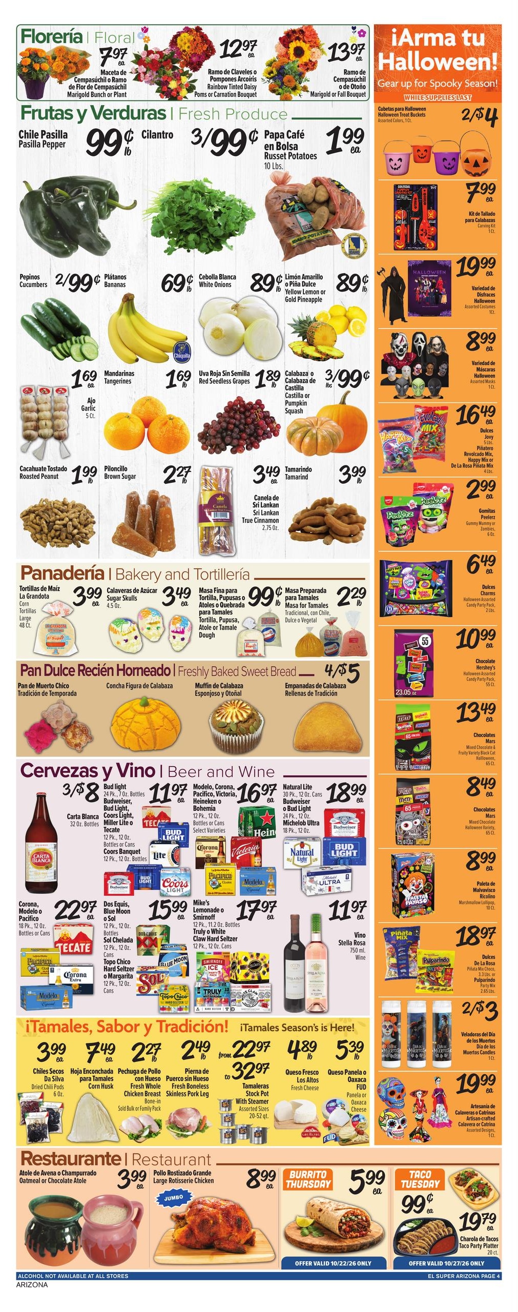 El Super (Apache Junction Area, AZ) Weekly Ad October 21 - 27, 2026