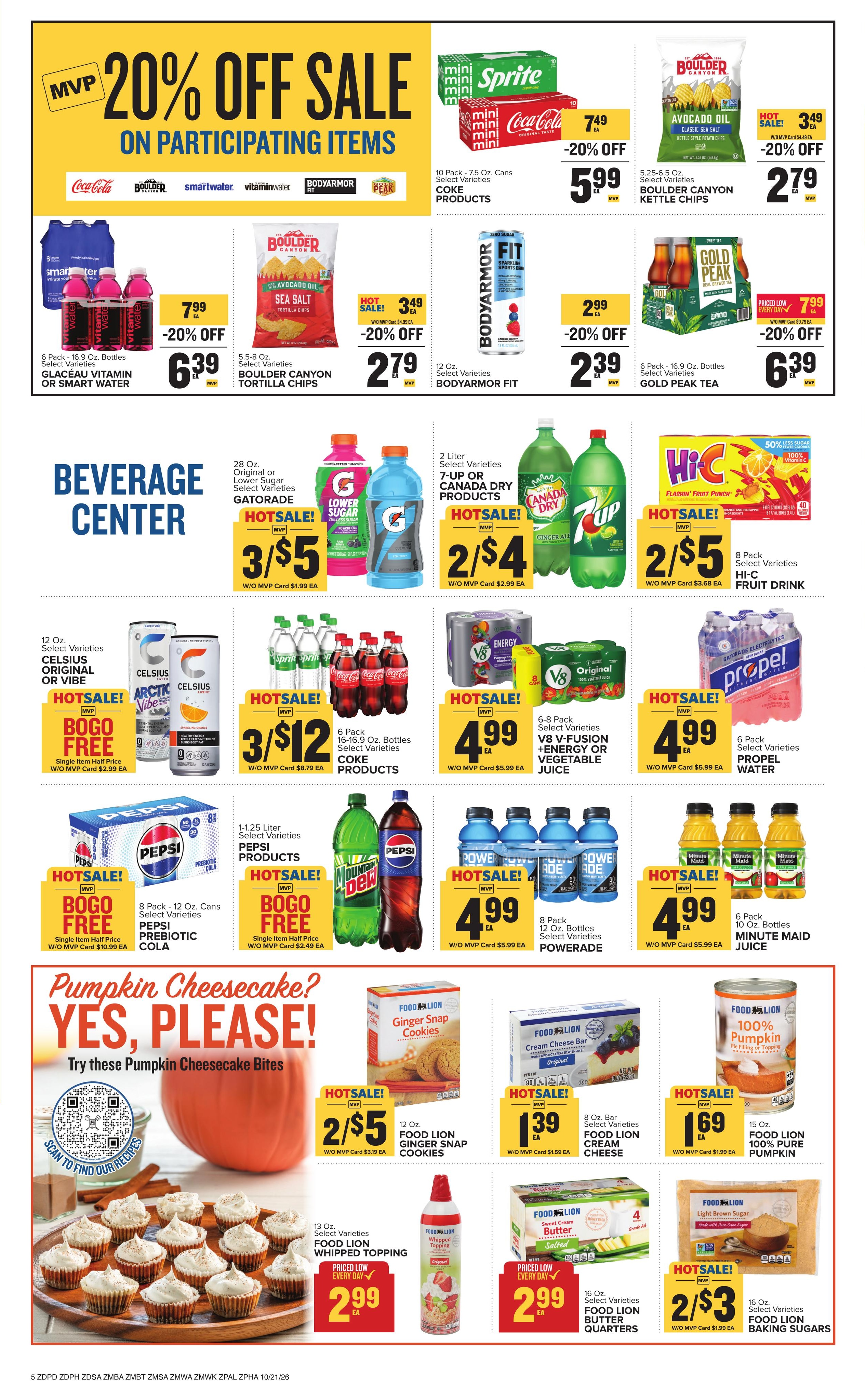 Food Lion (Bethany Beach Area, DE) Weekly Ad October 21 - 27, 2026