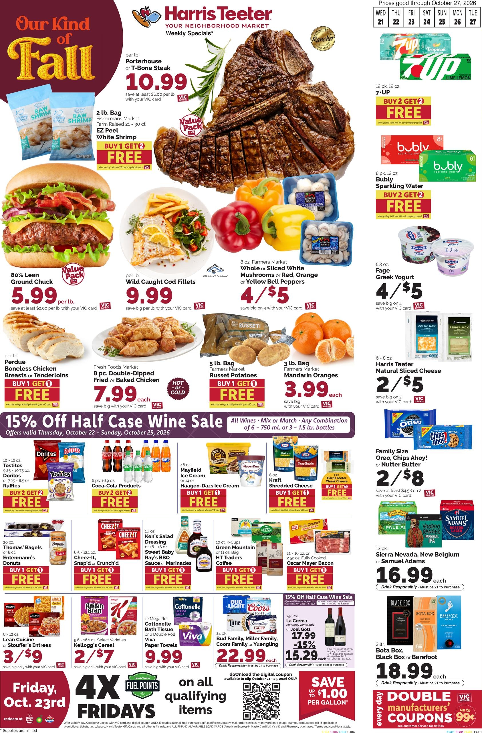 Harris Teeter (Saint Simons Island Area, GA) Weekly Ad October 21 - 27, 2026