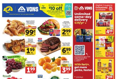 Vons (Anaheim Area, CA) Weekly Ad October 21 - 27, 2026