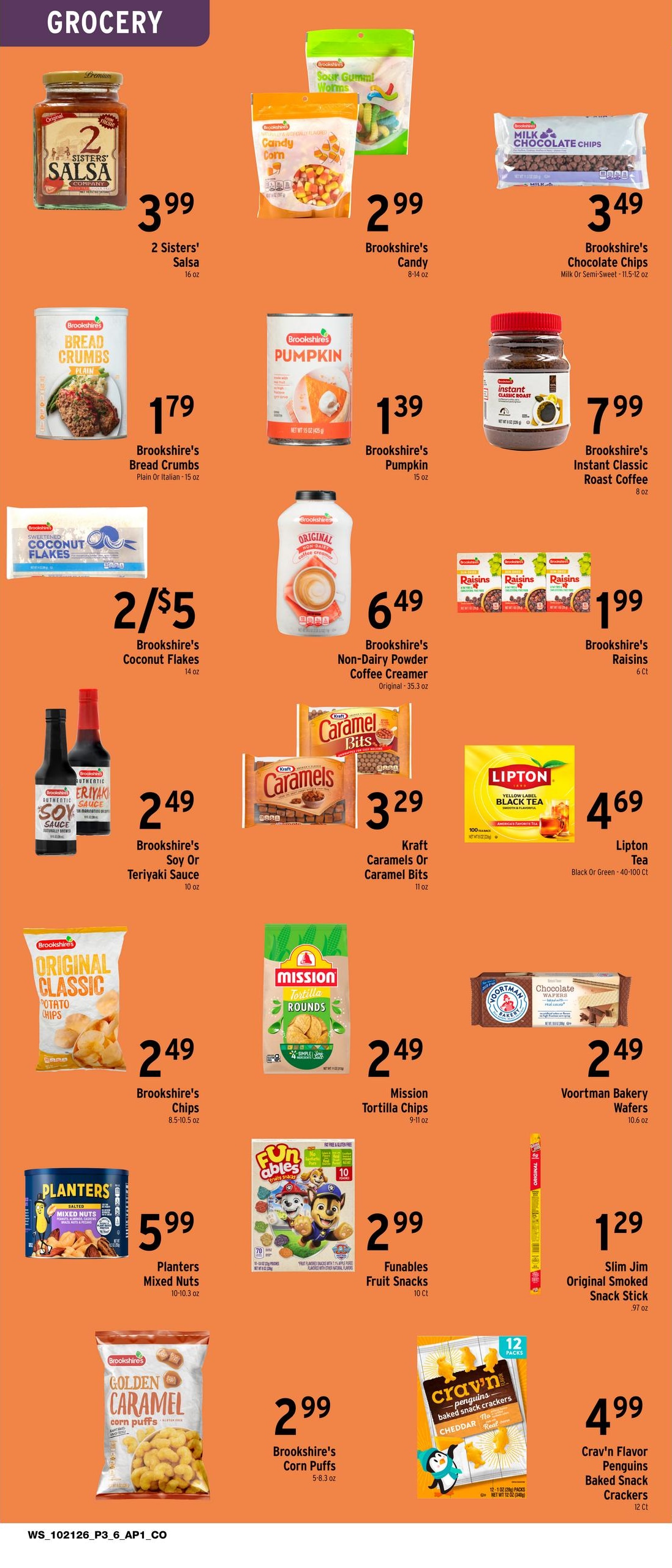 Brookshire's Websaver Weekly Ad October 21 - 27, 2026