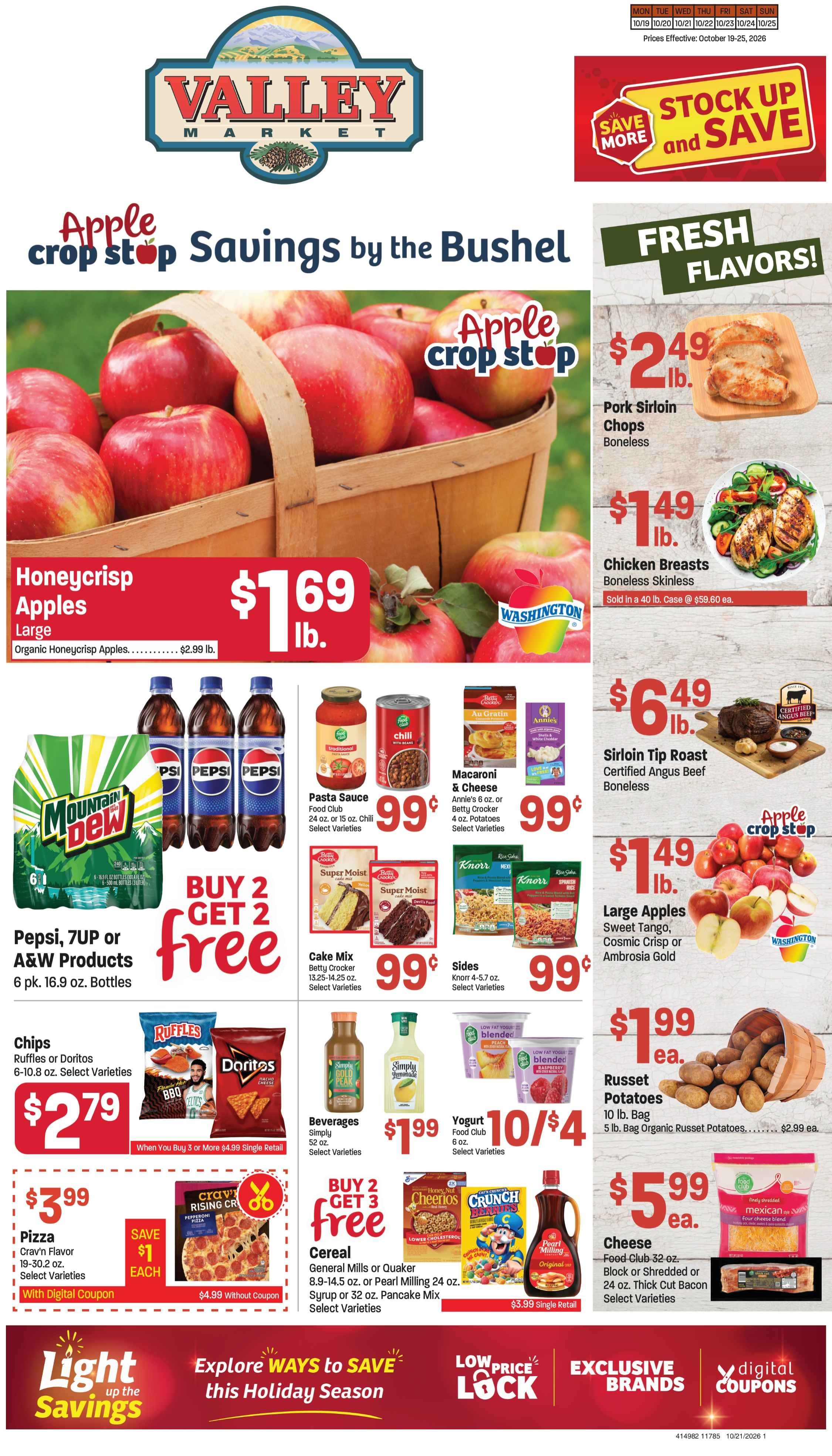 Eden Valley Market (2555 Wolf Creek Dr., Eden, UT) Weekly Ad October 19 - 25, 2026