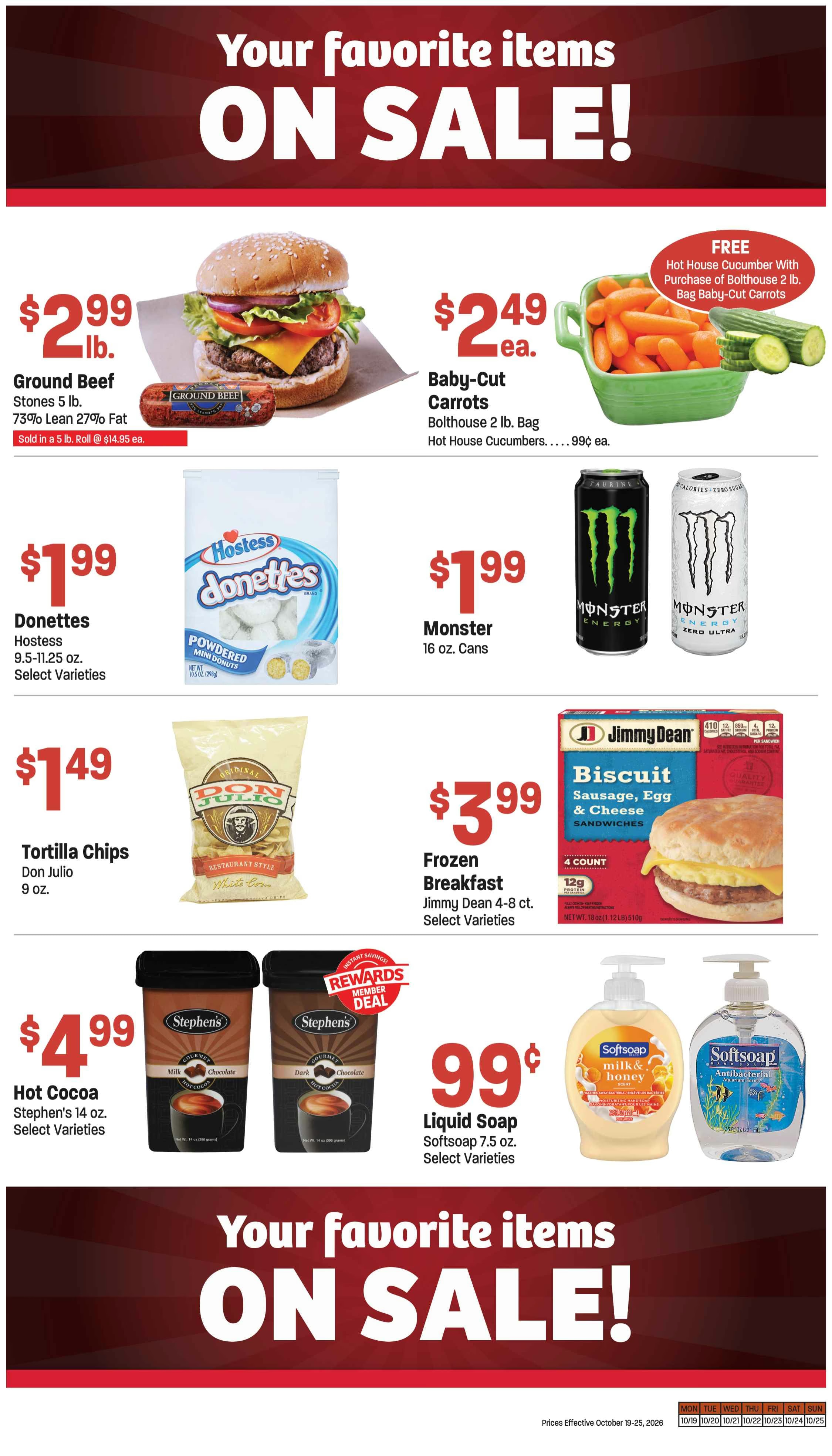 Eden Valley Market (2555 Wolf Creek Dr., Eden, UT) Weekly Ad October 19 - 25, 2026