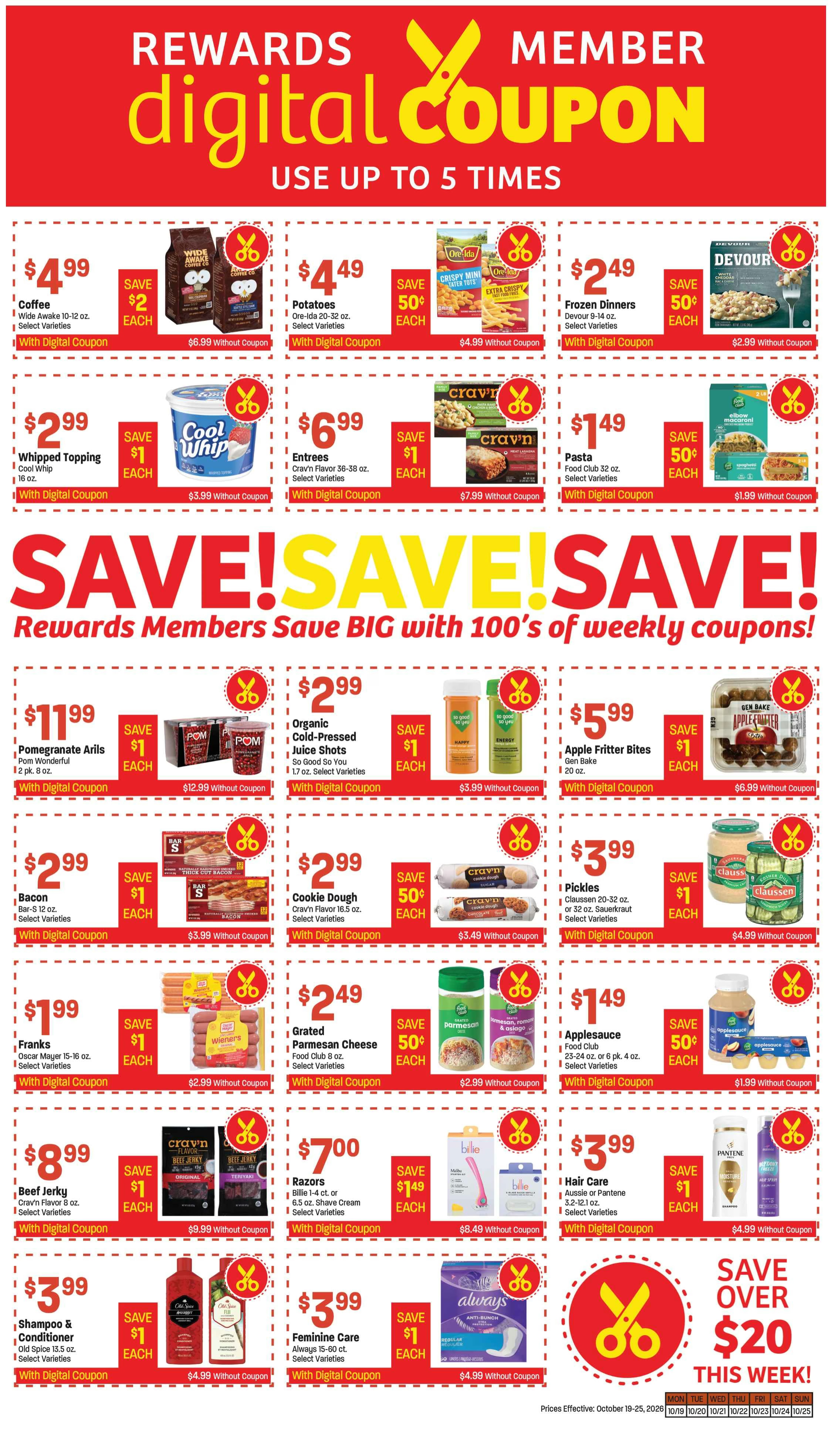Eden Valley Market (2555 Wolf Creek Dr., Eden, UT) Weekly Ad October 19 - 25, 2026