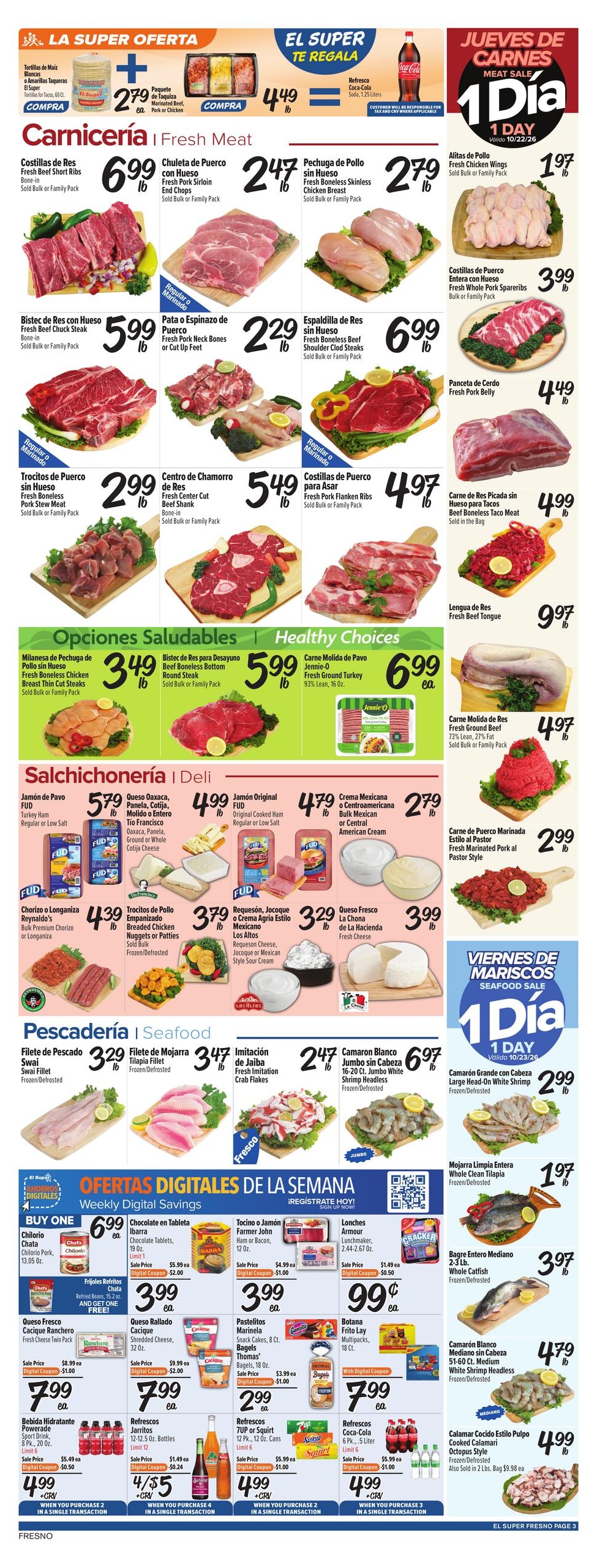 El Super (Clovis Area, CA) Weekly Ad October 21 - 27, 2026