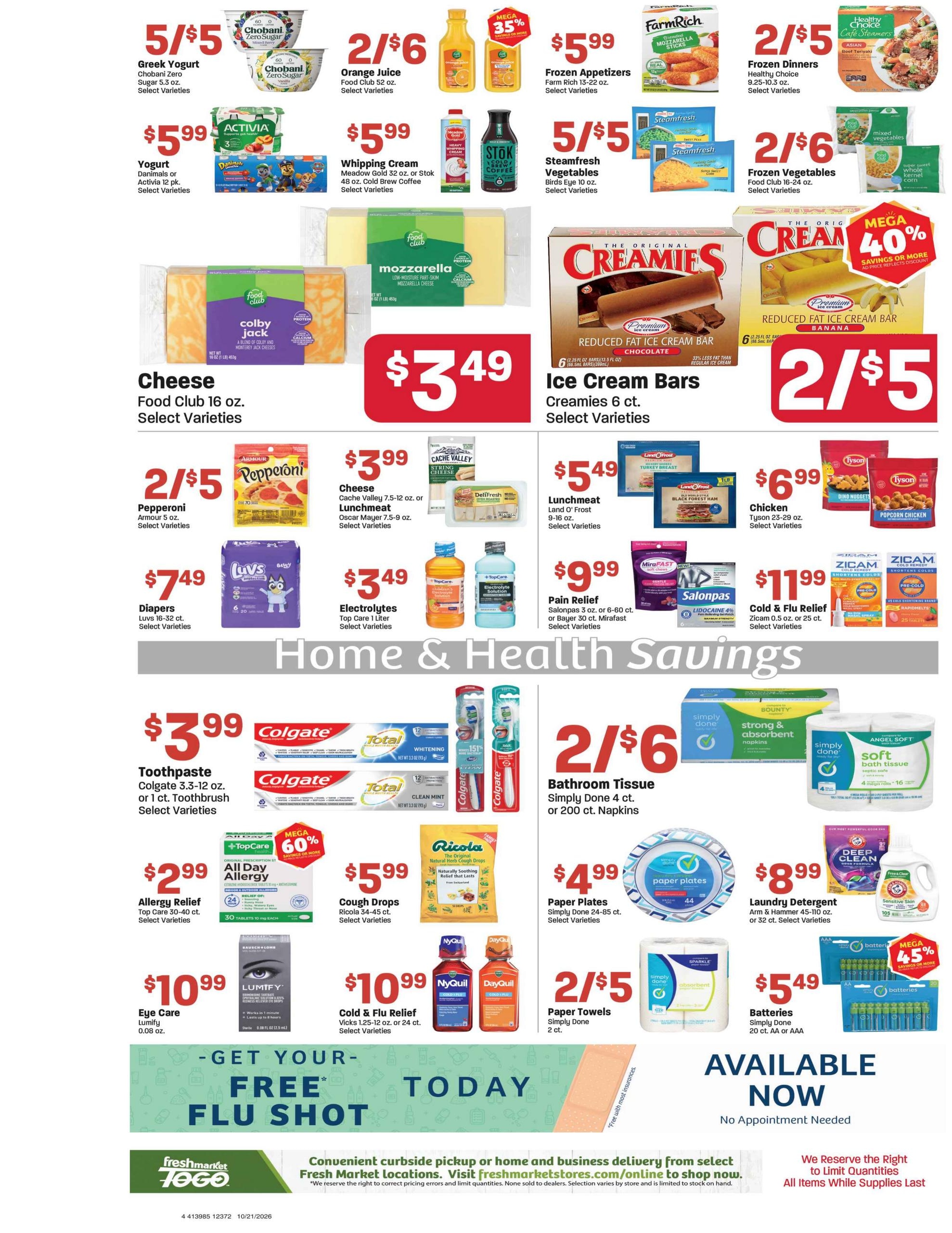 Fresh Market (Salt Lake City-West Valley City Area, UT) Weekly Ad October 21 - 27, 2026