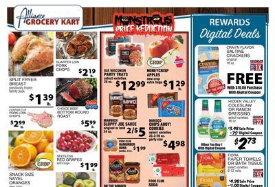Alliance Grocery Kart Weekly Ad October 21 - 27, 2026
