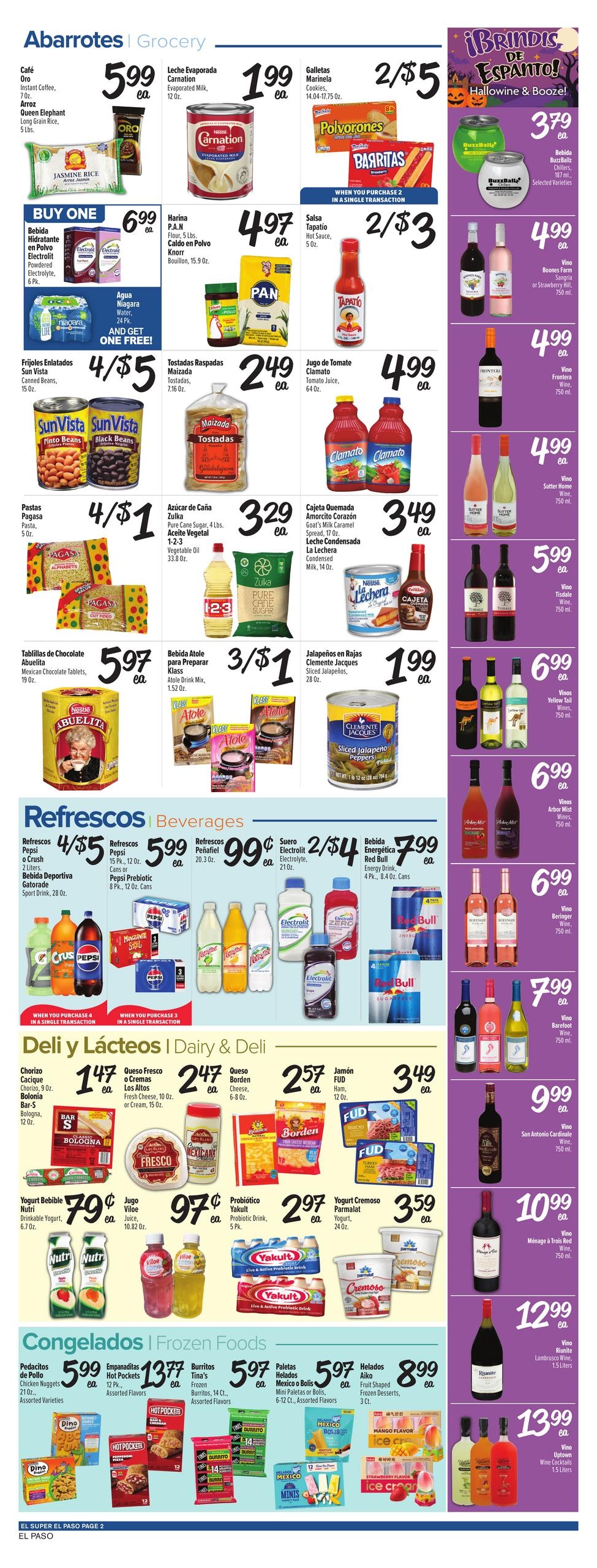 El Super (El Paso Area, TX) Weekly Ad October 21 - 27, 2026