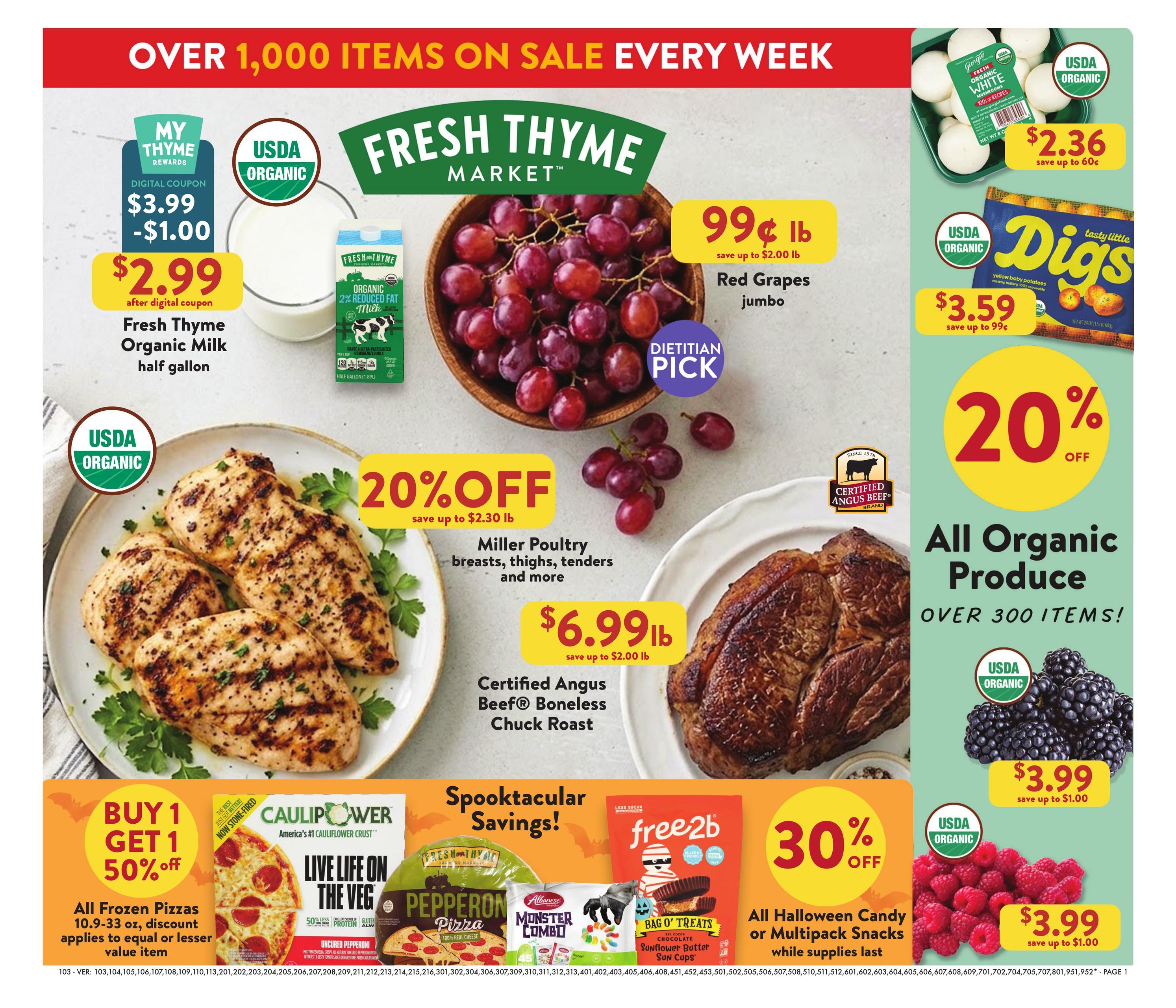 Fresh Thyme Market (Pittsburgh Area, PA) Weekly Ad October 21 - 27, 2026
