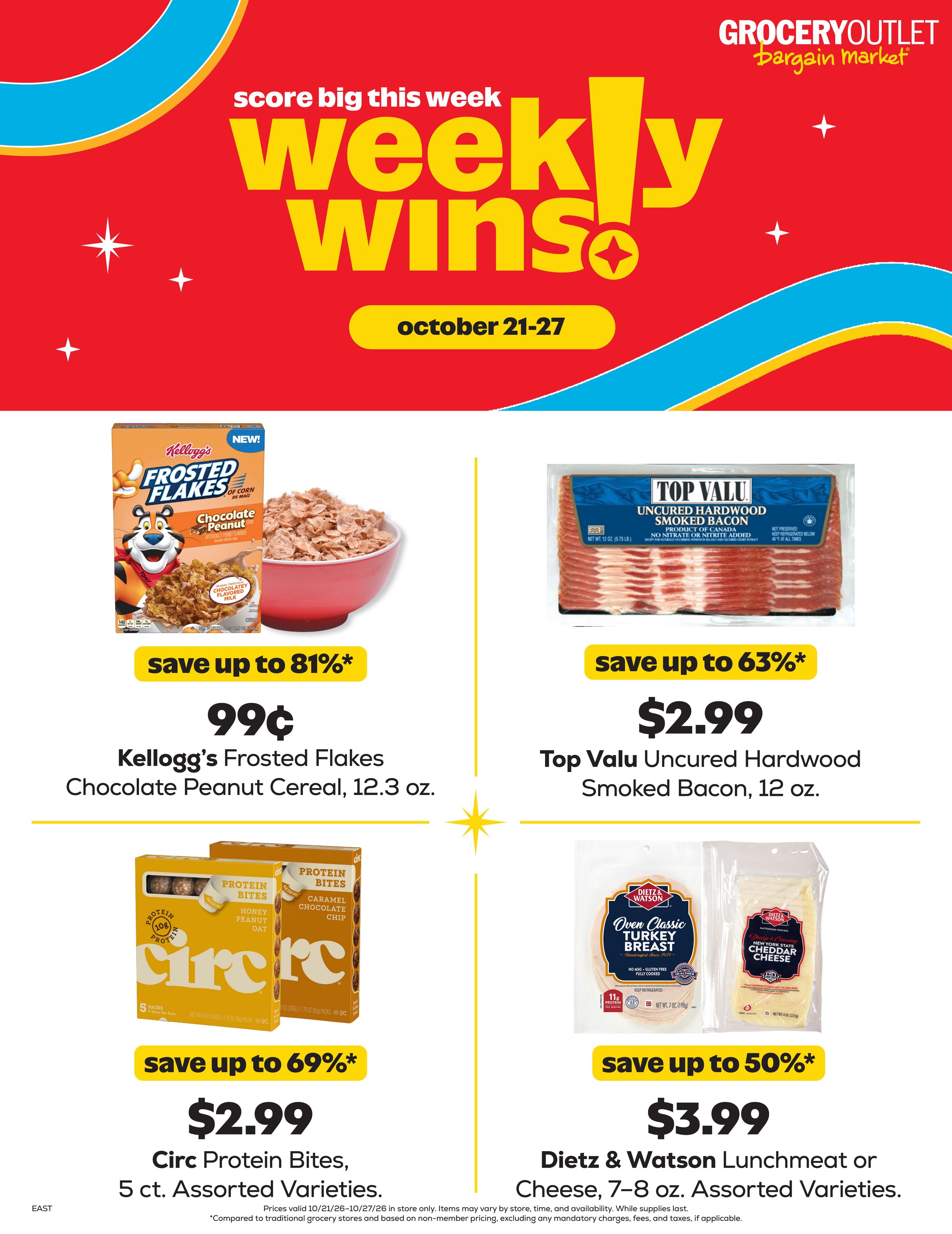 Grocery Outlet (Washington Area, DC) Weekly Ad October 21 - 27, 2026