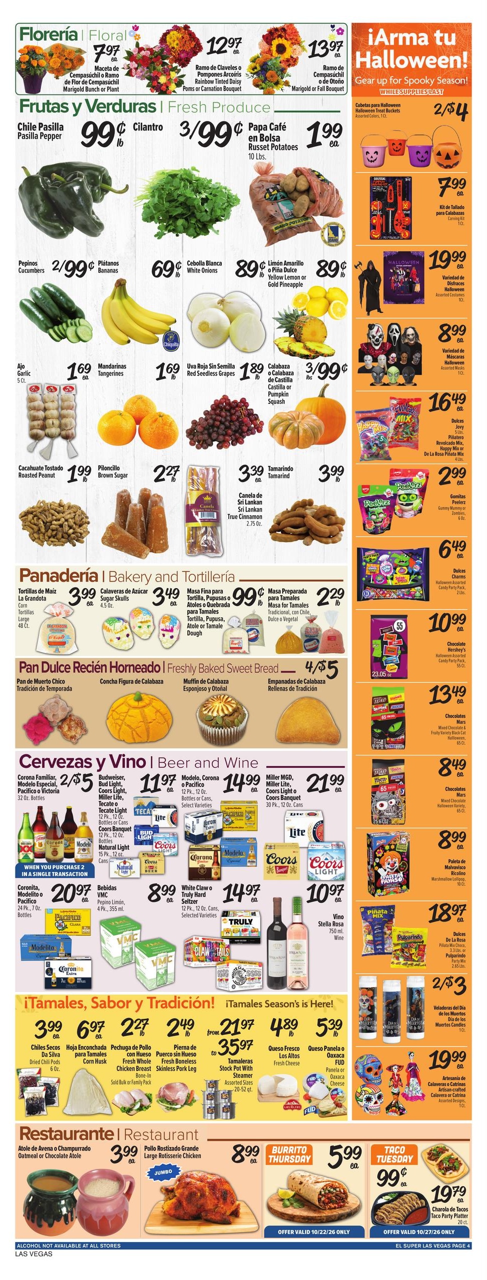 El Super (Henderson Area, NV) Weekly Ad October 21 - 27, 2026