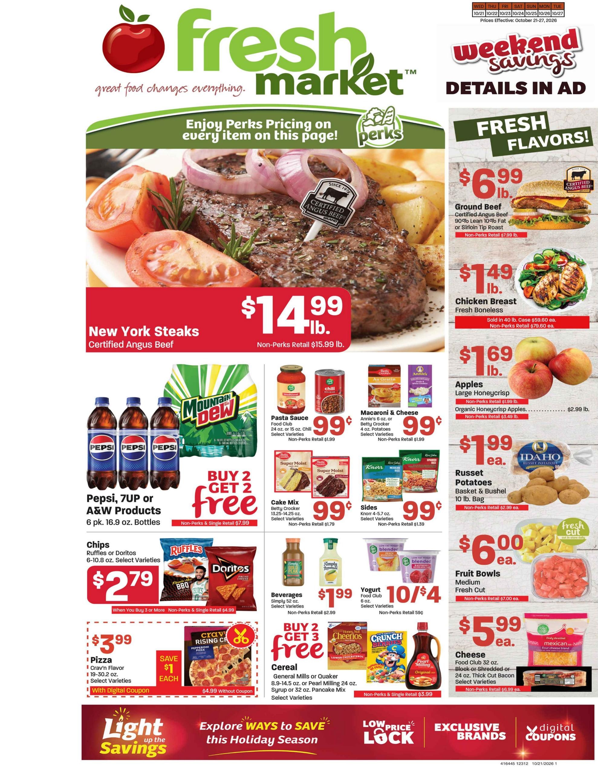 Fresh Market (Provo Area, UT) Weekly Ad October 21 - 27, 2026
