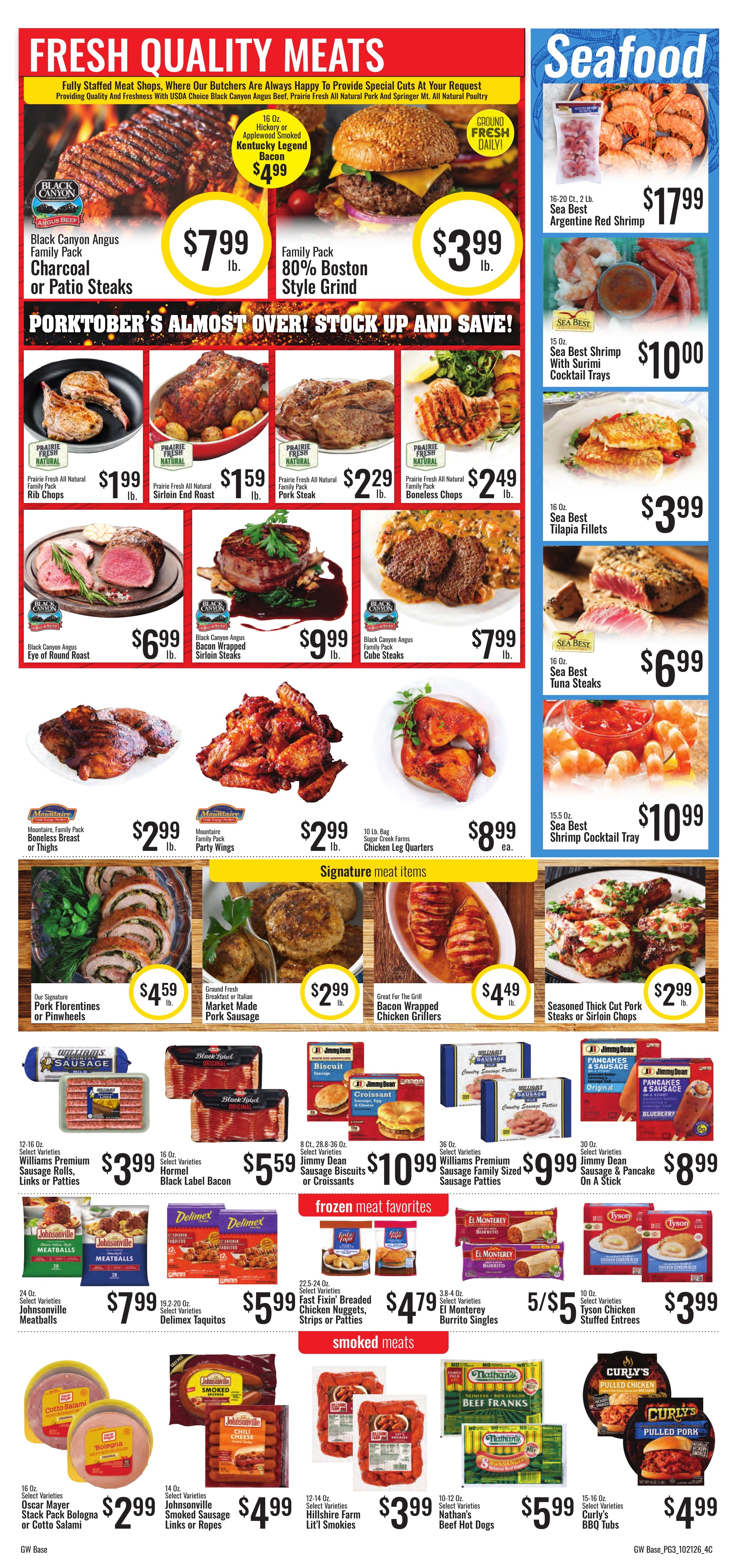 G&W Foods (Seneca, MO) Weekly Ad October 21 - November 3, 2026