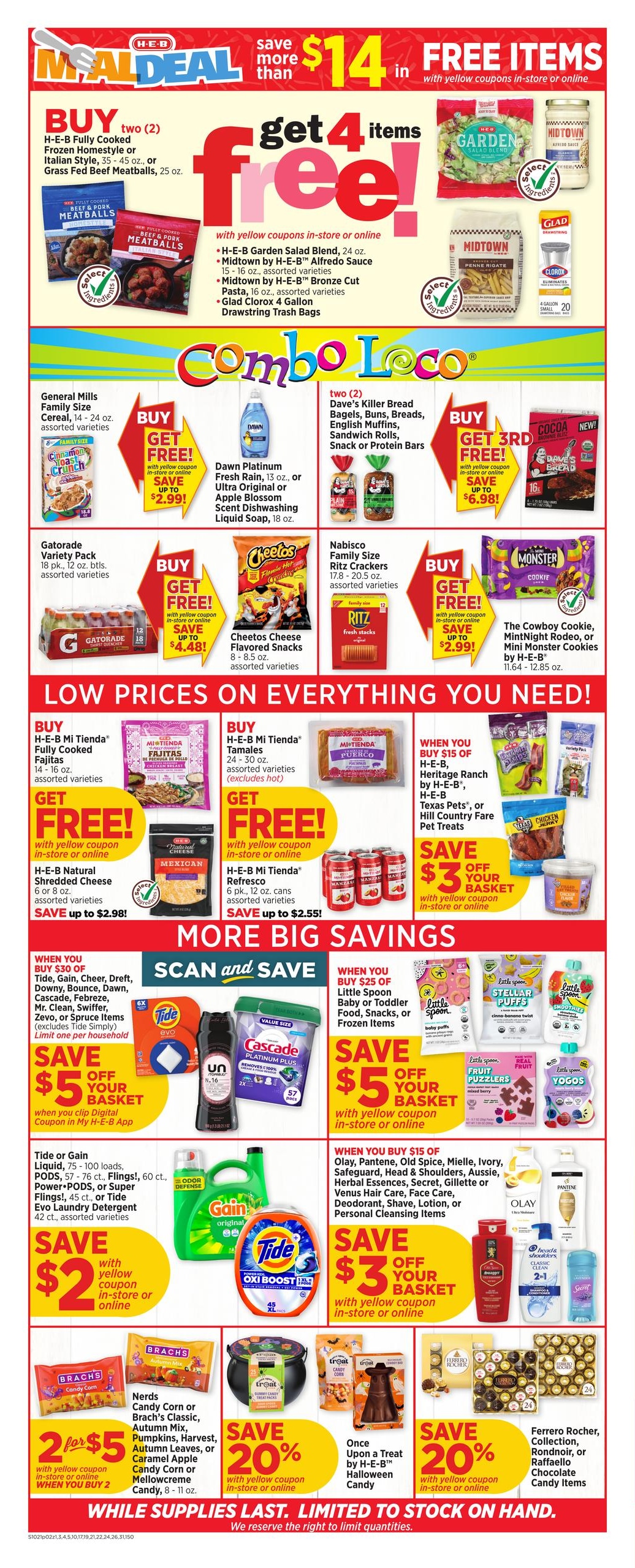 H-E-B (Georgetown-Round Rock Area, TX) Weekly Ad October 21 - 27, 2026
