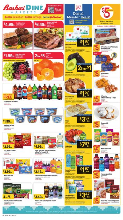 Bashas' (Dennehotso Area, AZ) Weekly Ad October 21 - 27, 2026