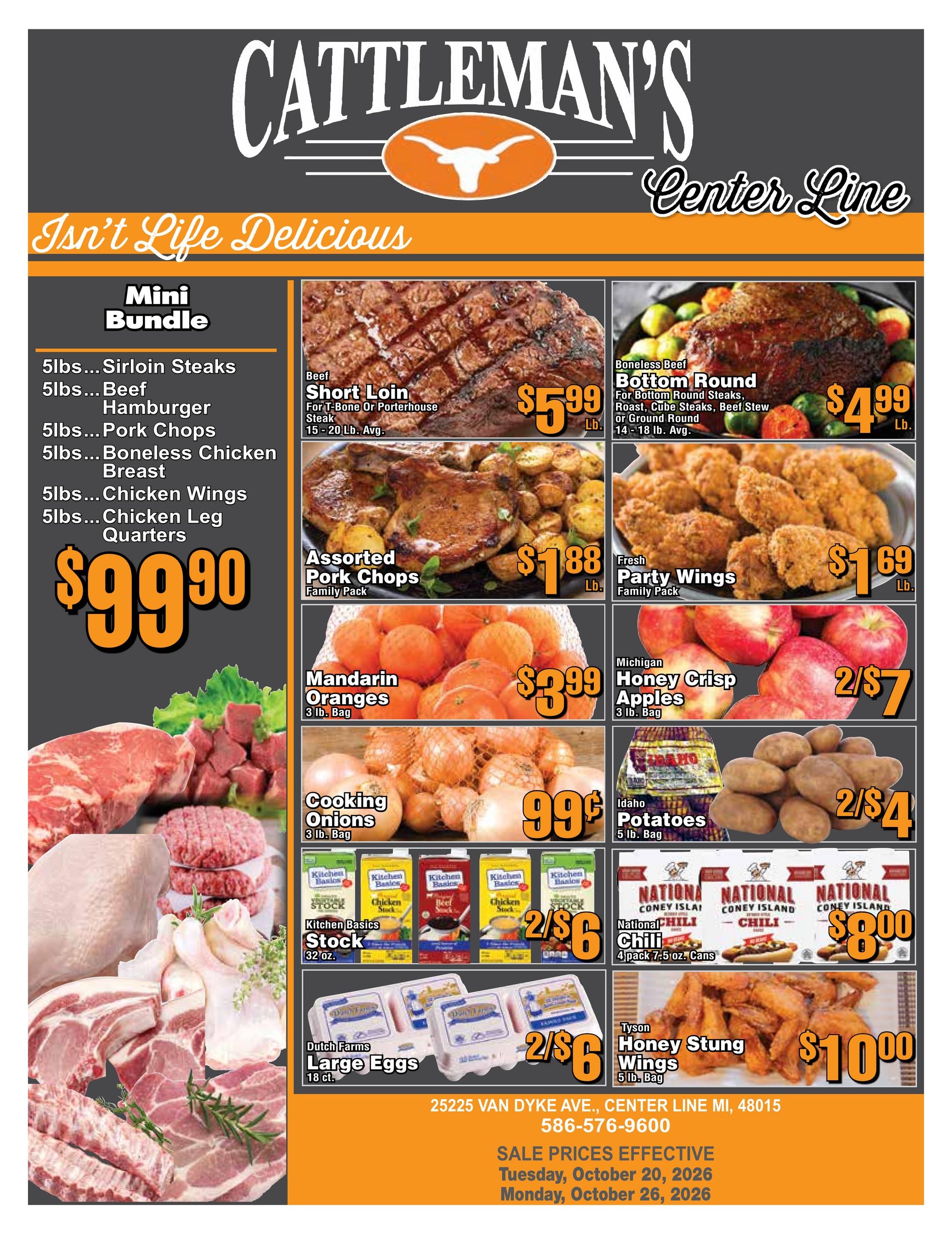 Cattleman's (Sterling Heights-Warren Area, MI) Weekly Ad October 20 - 26, 2026
