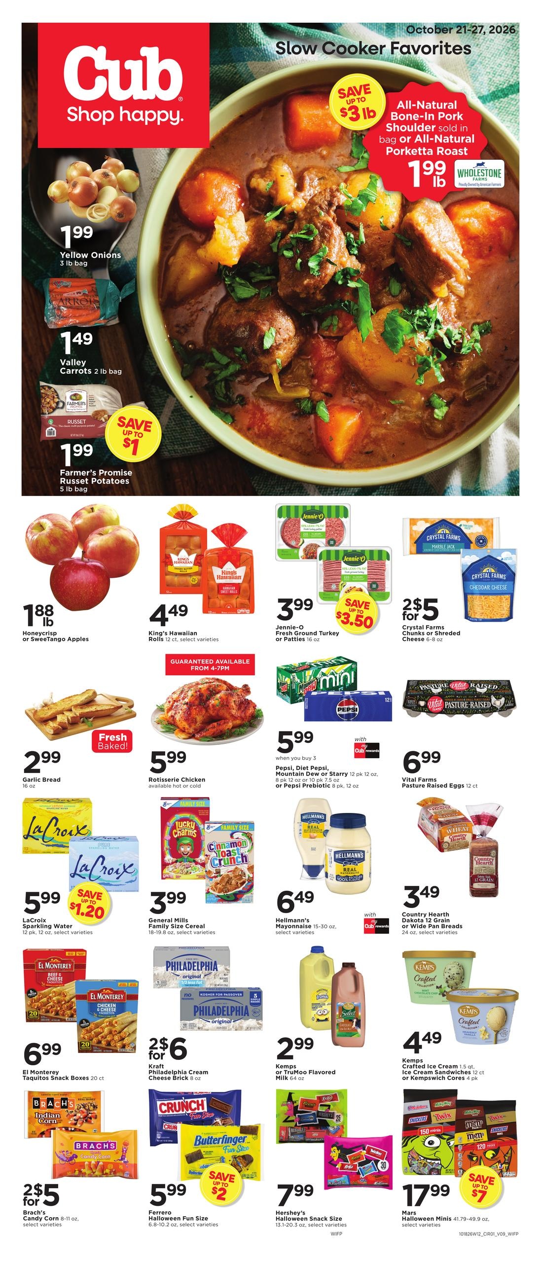 Cub Foods (Rockford Area, IL) Weekly Savings Weekly Ad October 21 - 27, 2026