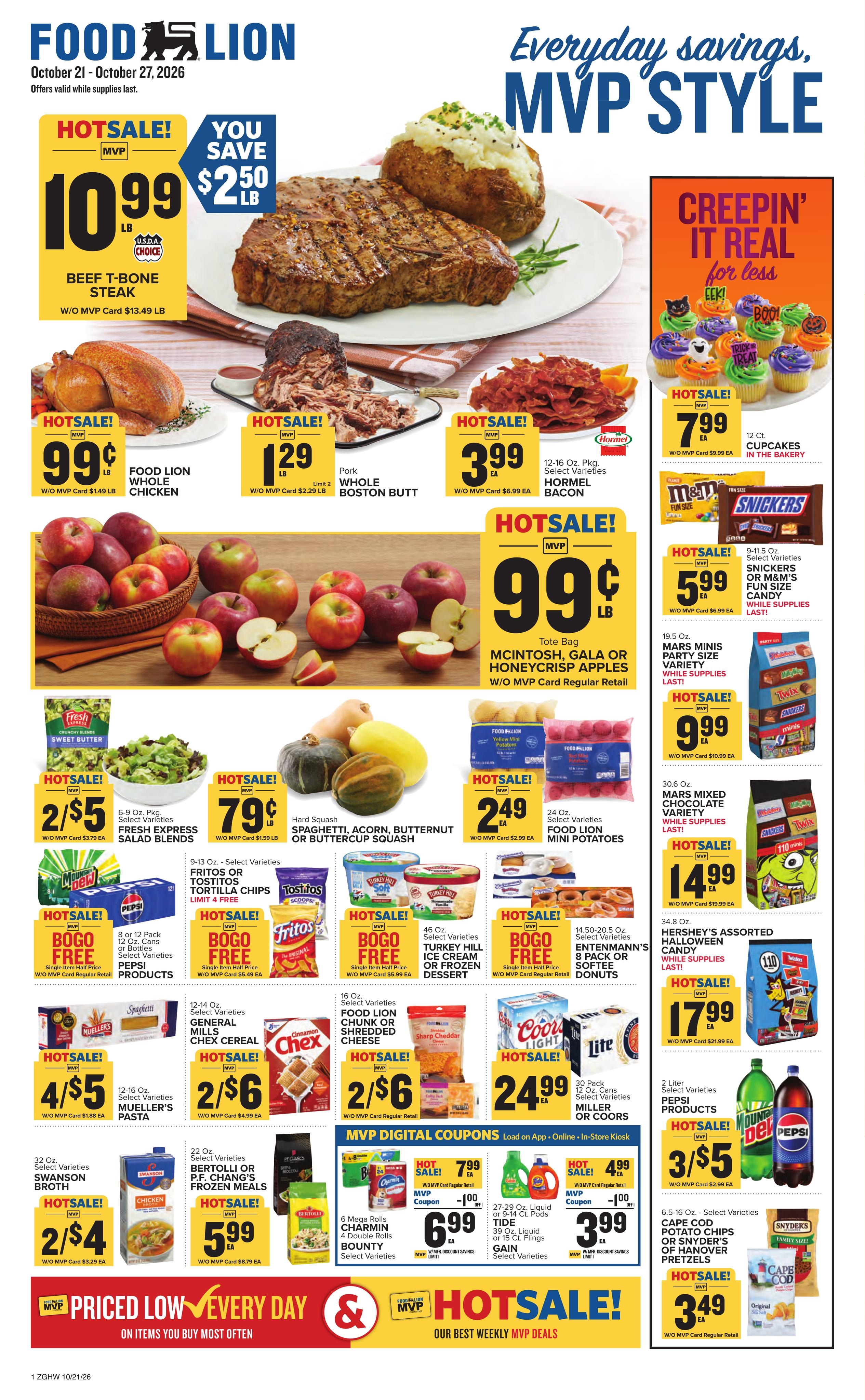 Food Lion (Eastman Area, GA) Weekly Ad October 21 - 27, 2026