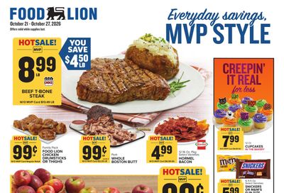 Food Lion (Granite Quarry-Salisbury Area, NC) Weekly Ad October 21 - 27, 2026