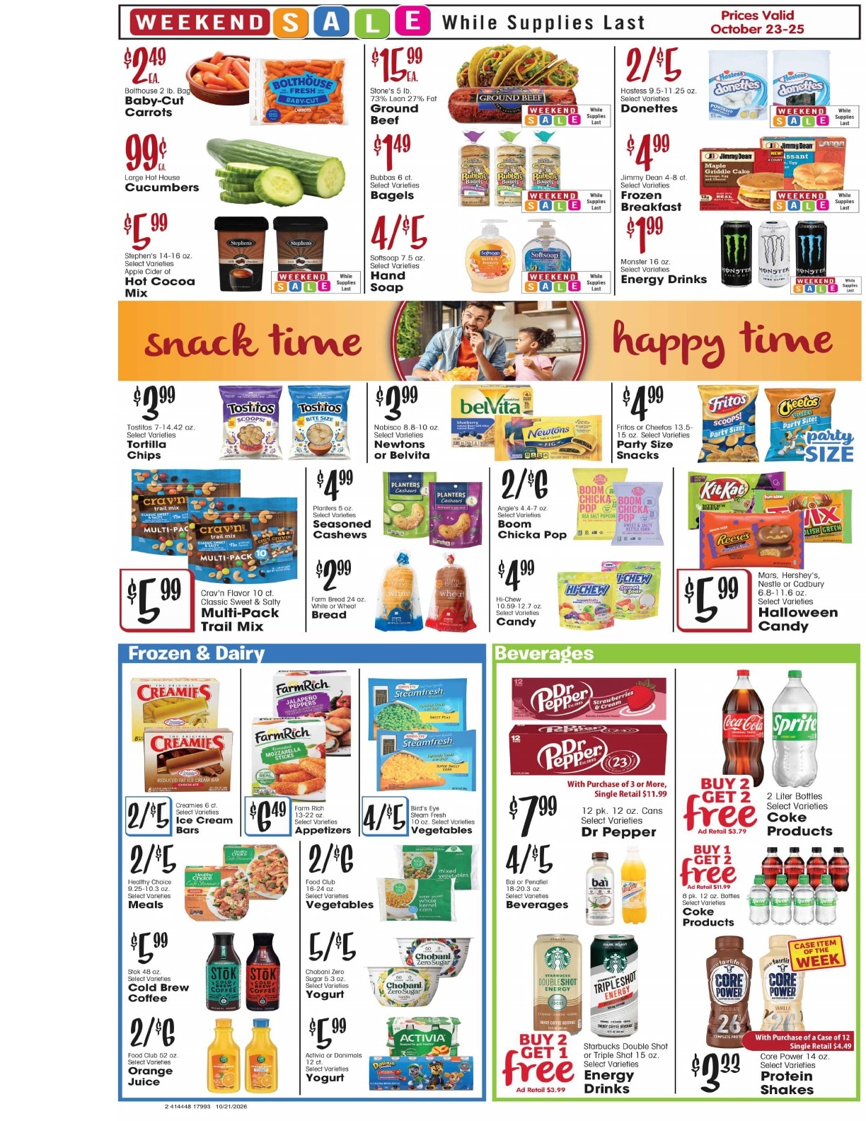 Dave's Jubilee Weekly Ad October 21 - 27, 2026