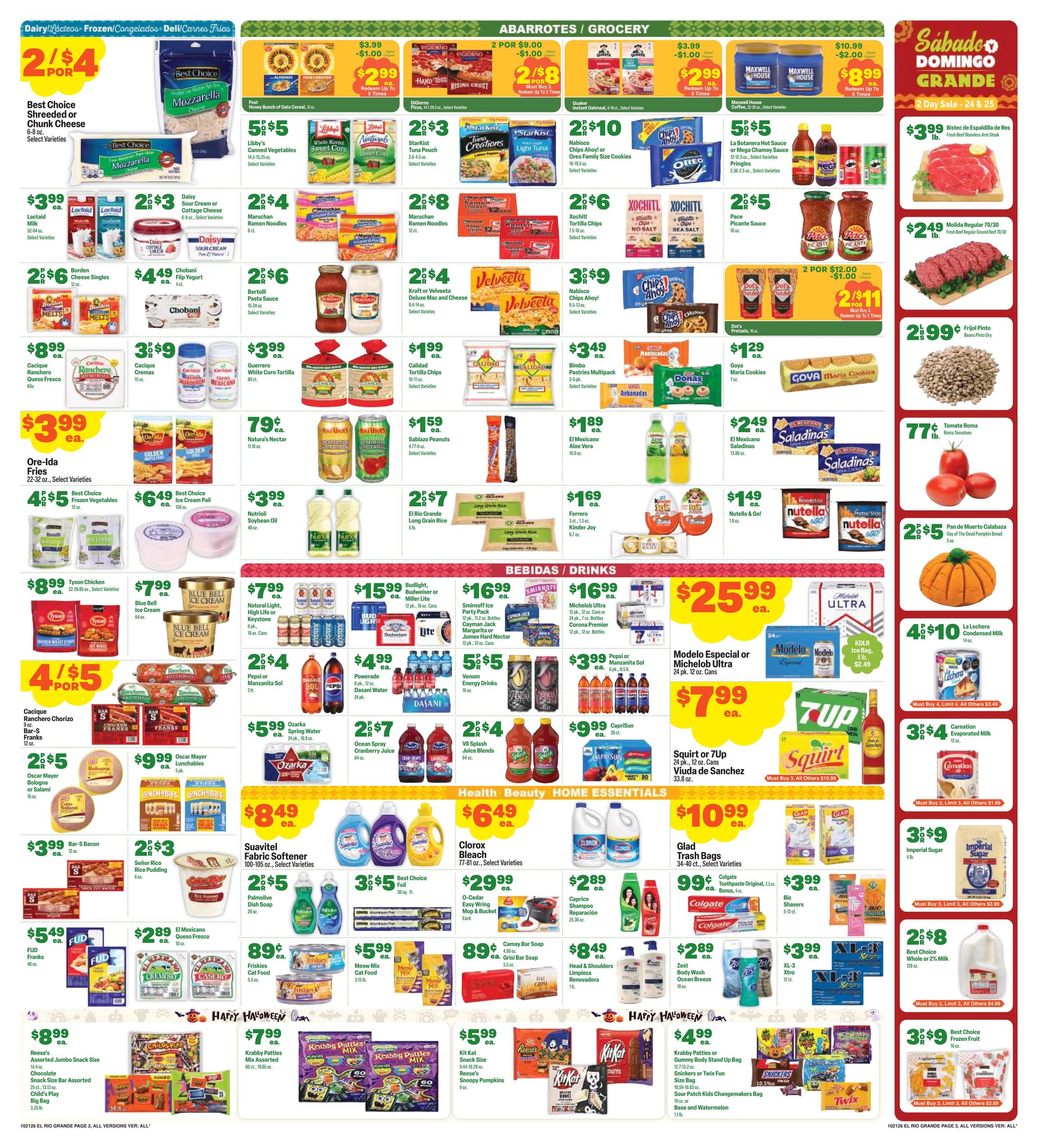 El Rio Grande (Dallas Area, TX) Weekly Ad October 21 - 27, 2026