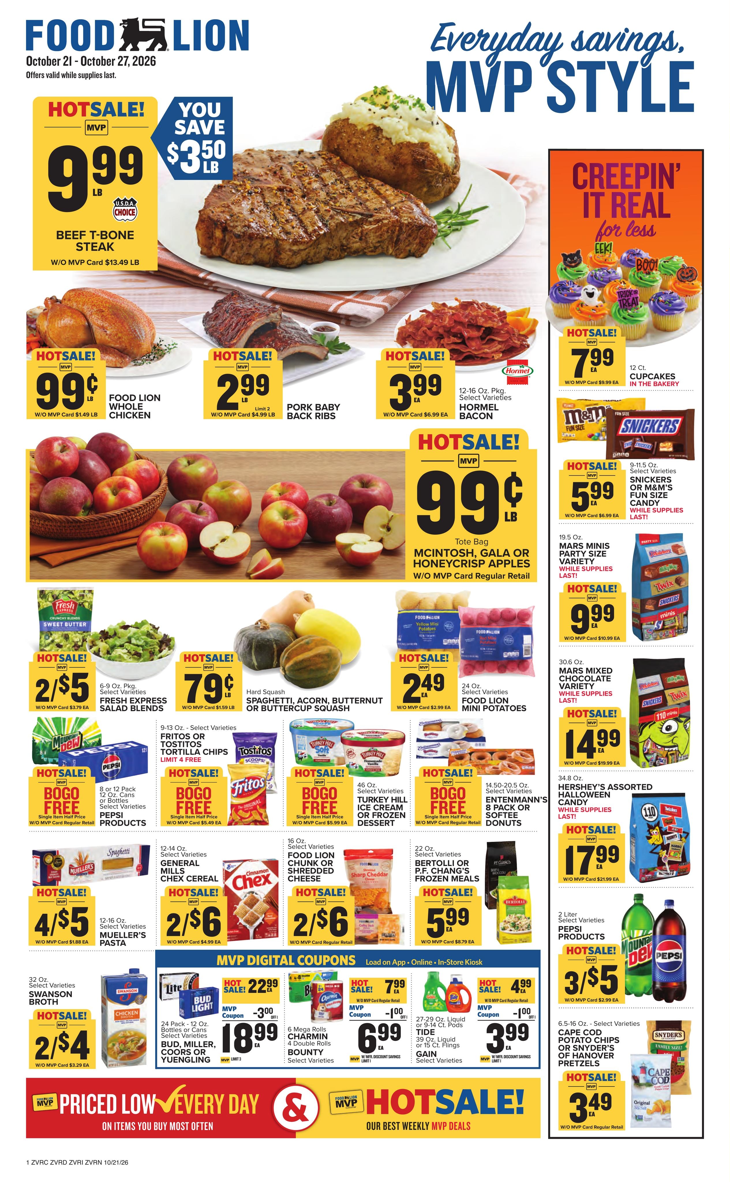 Food Lion (Richmond Area, VA) Weekly Ad October 21 - 27, 2026